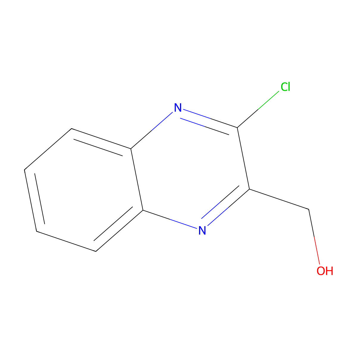 (3-Chloroquinoxalin-2-yl)methanol molecular structure, CAS 2089335-04-4