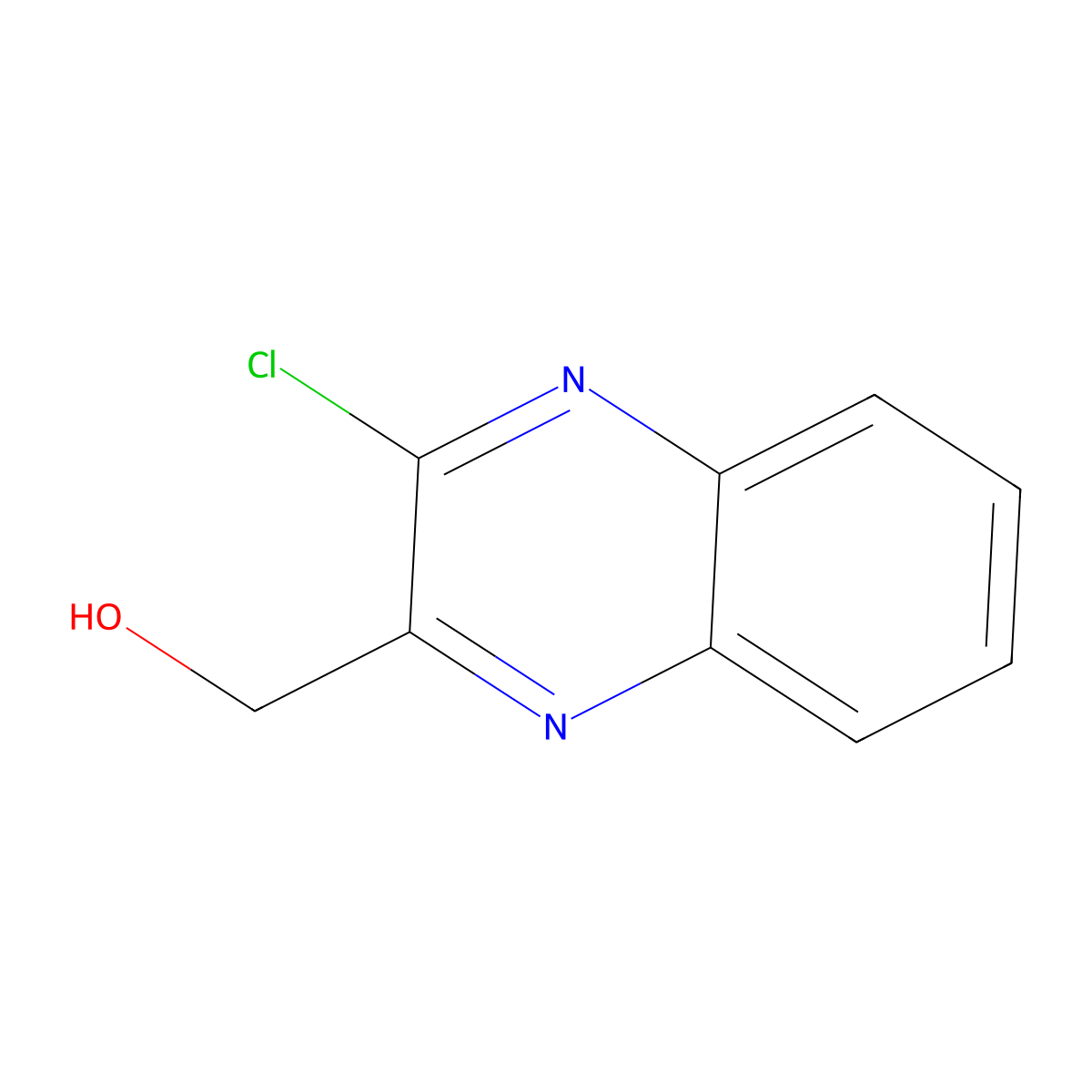 (3-Chloroquinoxalin-2-yl)methanol molecular structure, CAS 2089335-04-4