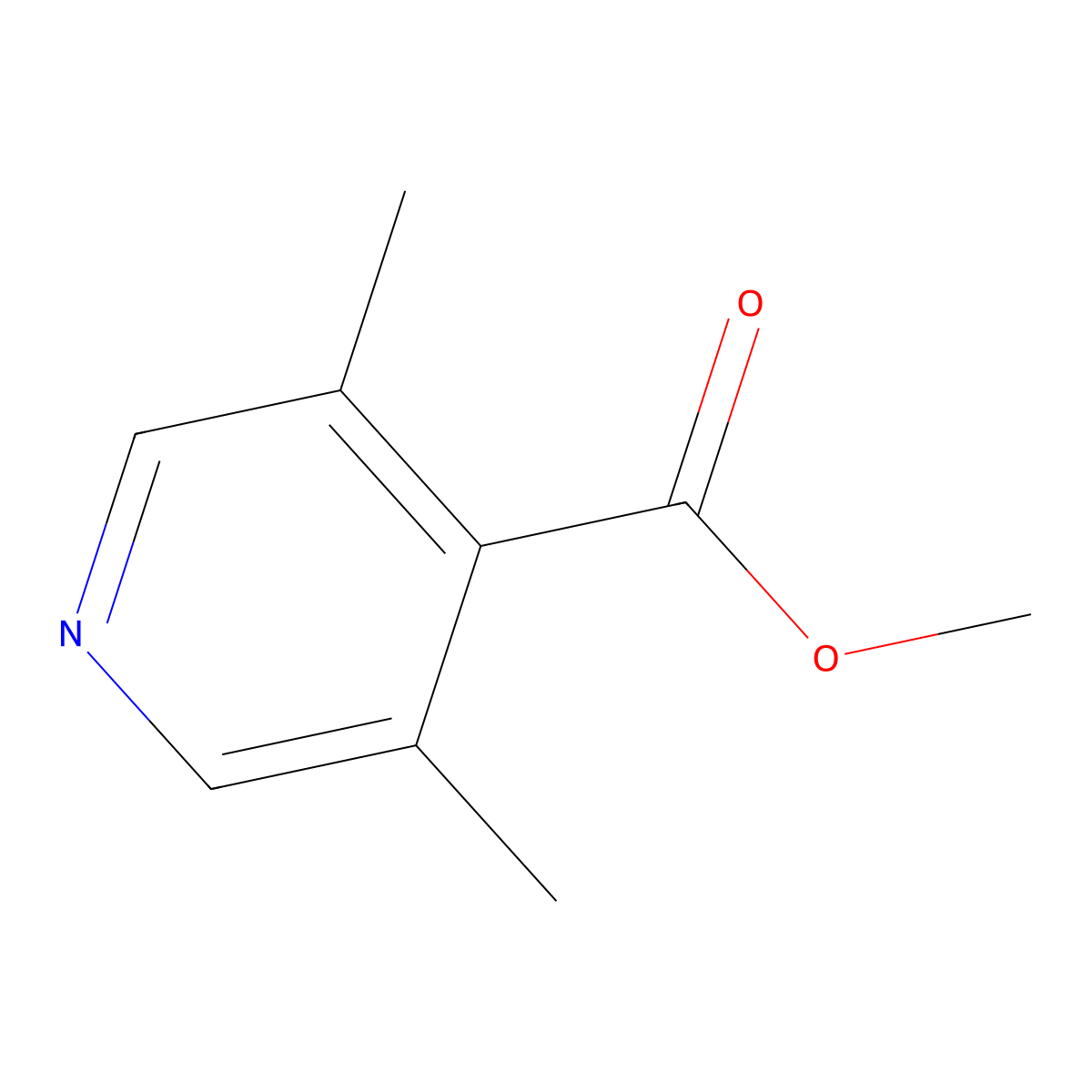 Methyl 3,5-dimethylisonicotinate molecular structure, CAS 2089377-90-0