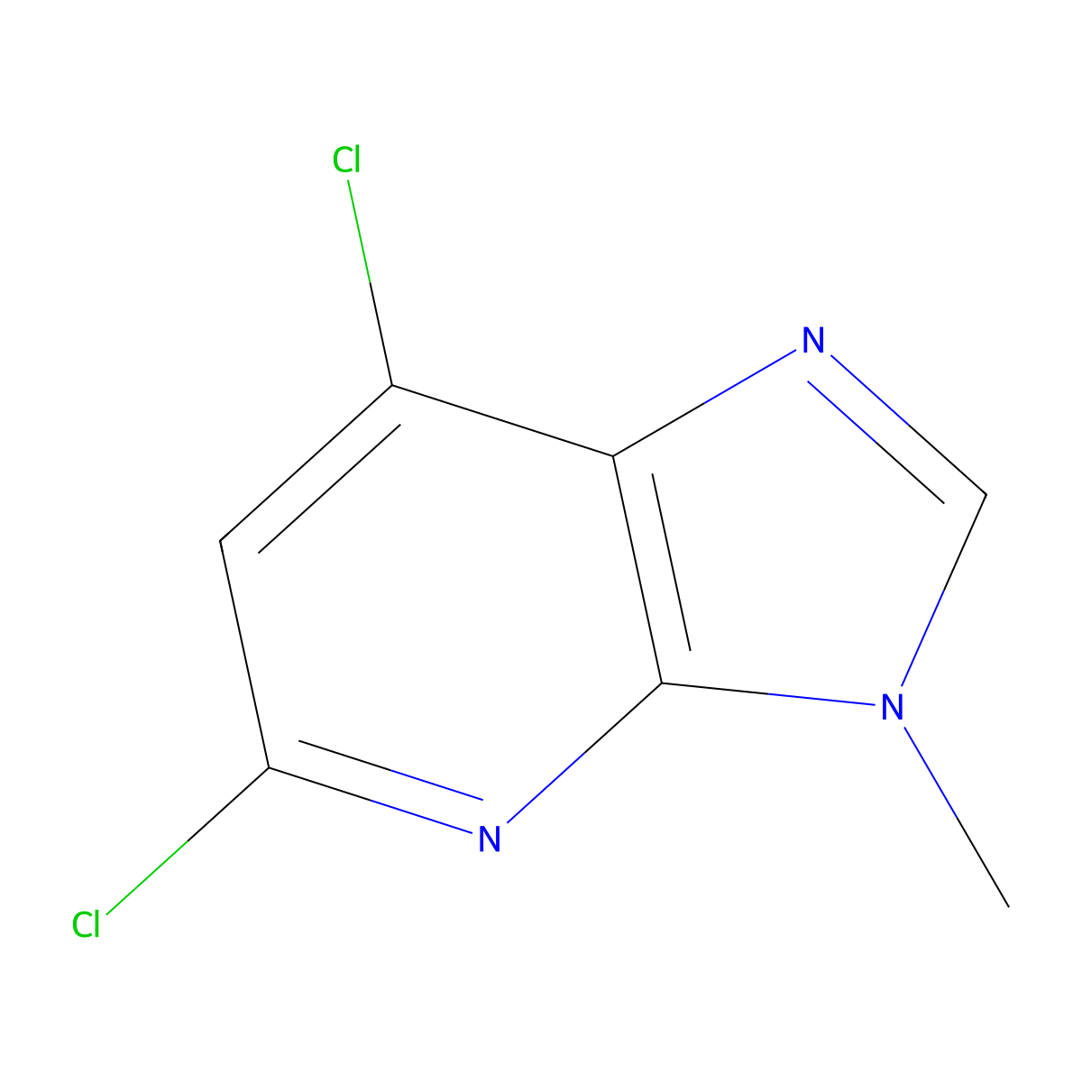 5,7-Dichloro-3-methyl-3H-imidazo[4,5-b]pyridine molecular structure, CAS 2089377-92-2