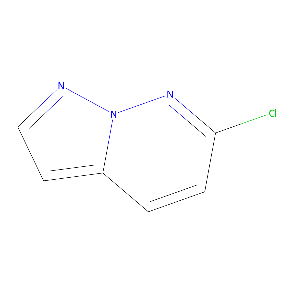 6-Chloropyrazolo[1,5-b]pyridazine molecular structure, CAS 2089381-06-4