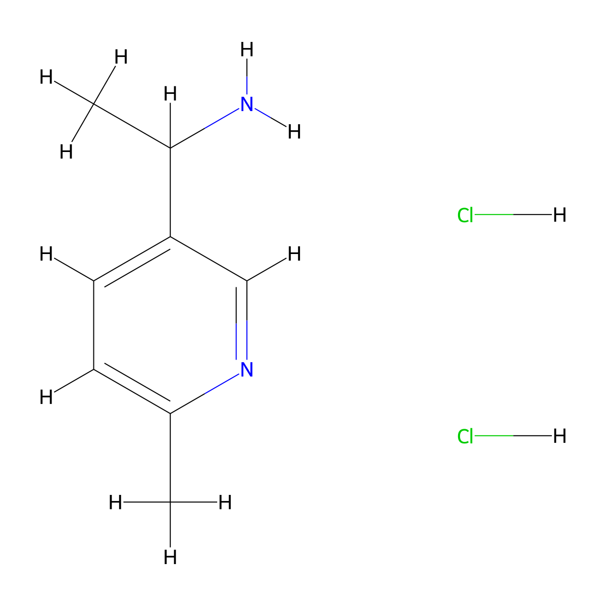 1-(6-Methylpyridin-3-yl)ethanamine dihydrochloride molecular structure, CAS 2089381-50-8