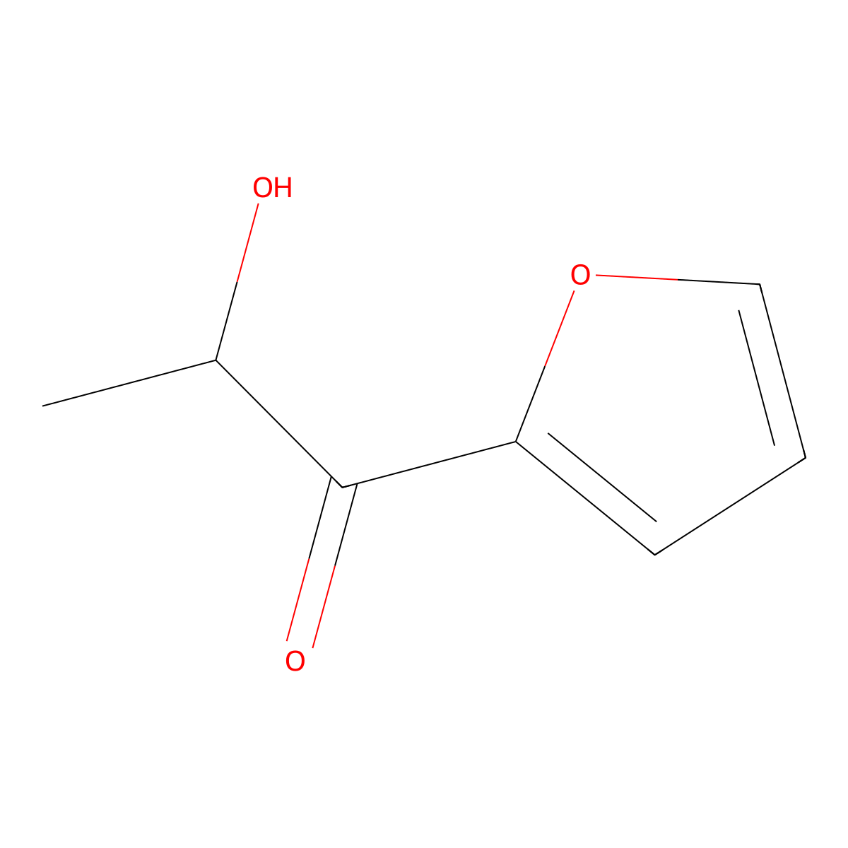 1-(Furan-2-yl)-2-hydroxypropan-1-one molecular structure, CAS 20894-95-5