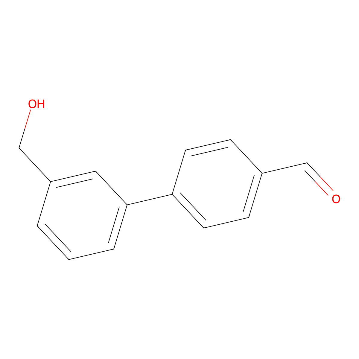 3'-(Hydroxymethyl)-[1,1'-biphenyl]-4-carbaldehyde molecular structure, CAS 208941-47-3