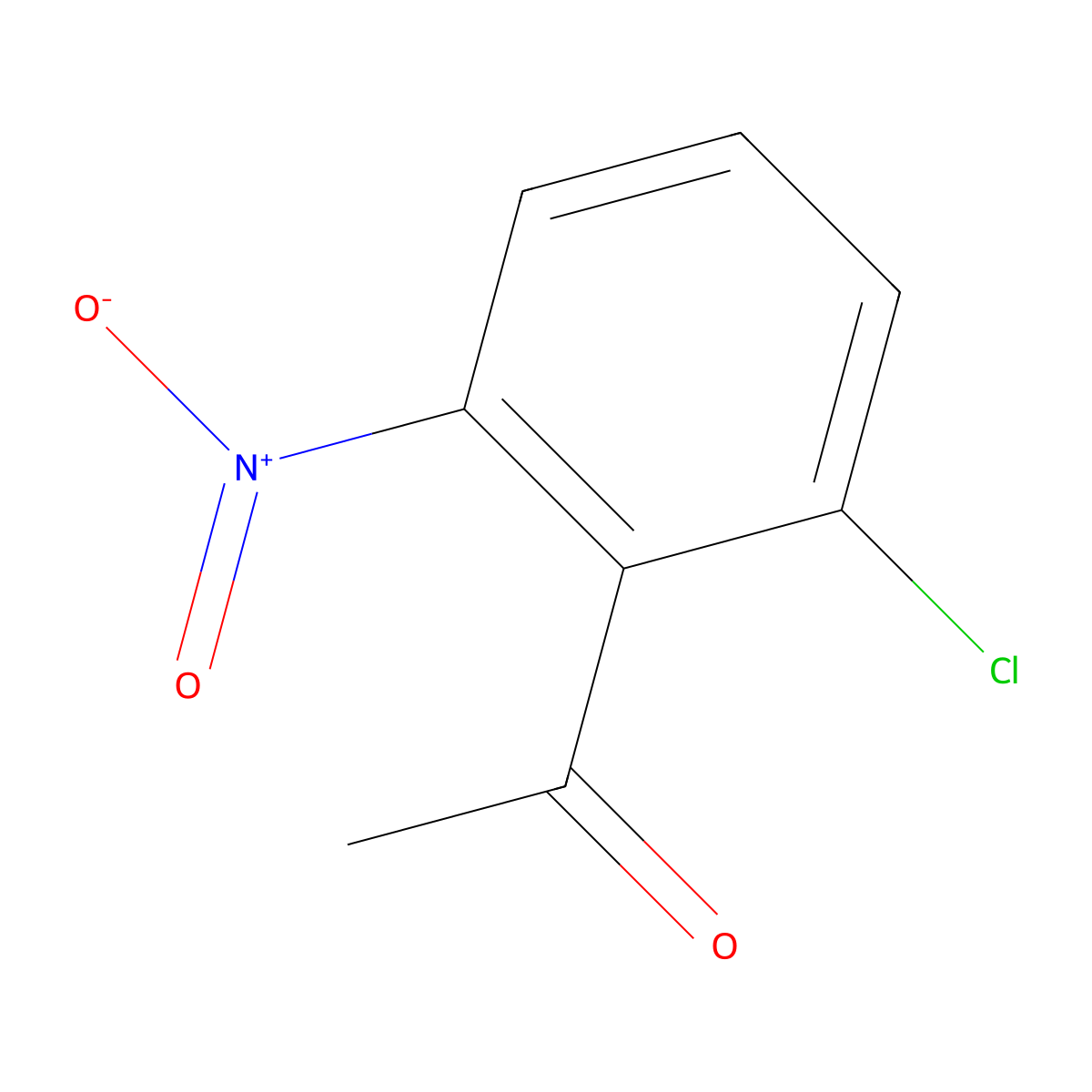 1-(2-Chloro-6-nitrophenyl)ethan-1-one molecular structure, CAS 20895-90-3