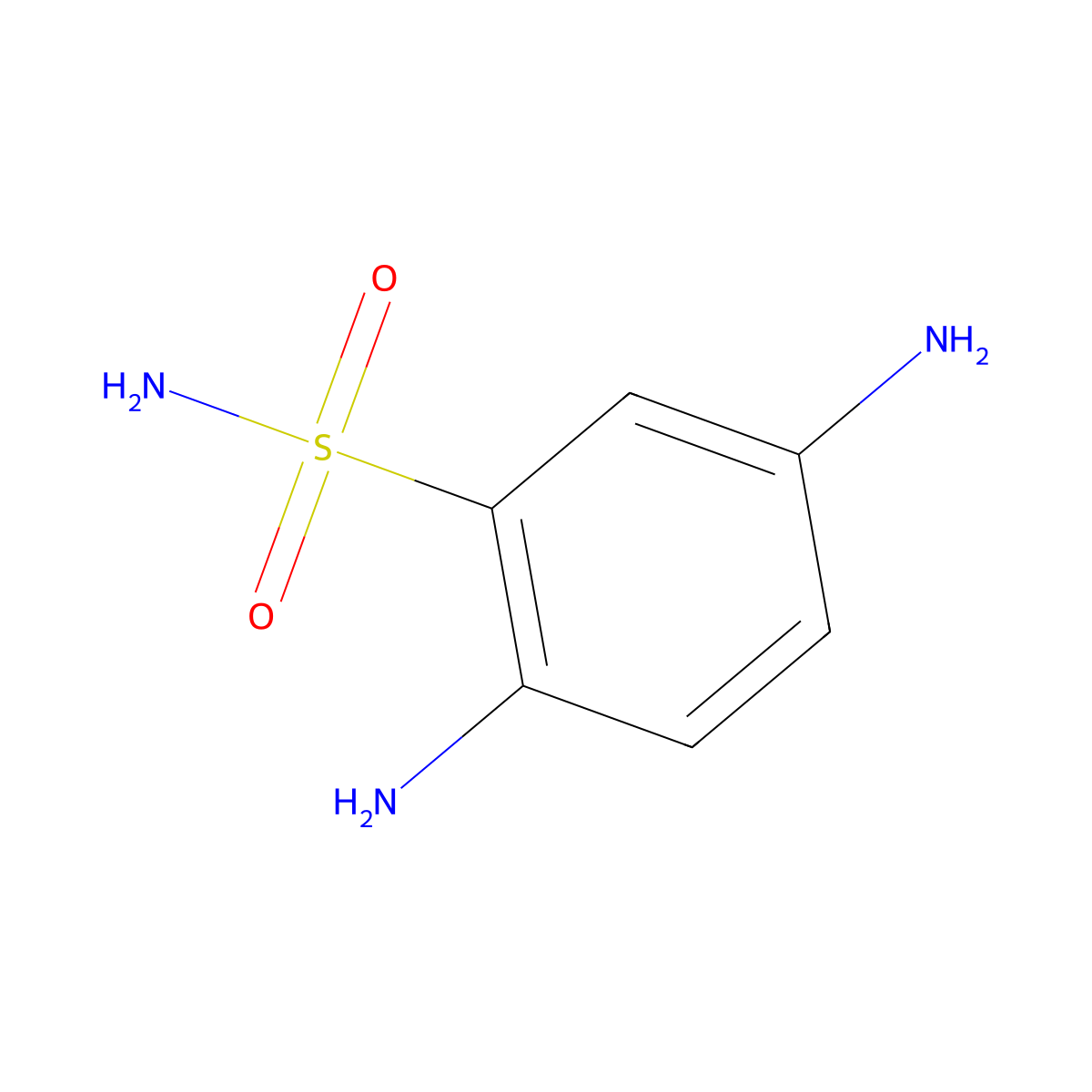 2,5-Diaminobenzenesulfonamide molecular structure, CAS 20896-44-0