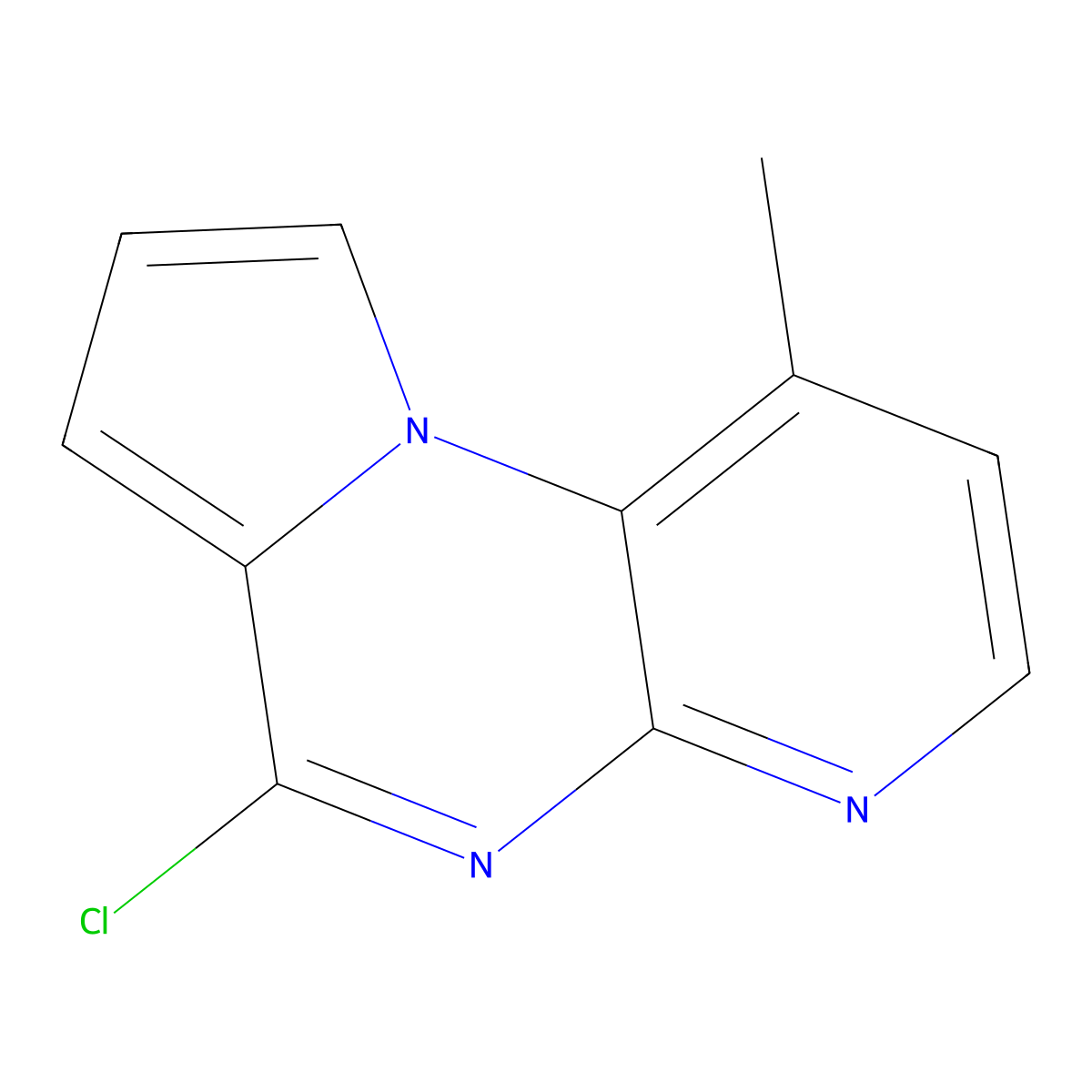 6-Chloro-1-methylpyrido[2,3-E]pyrrolo[1,2-A]pyrazine molecular structure, CAS 2089648-44-0