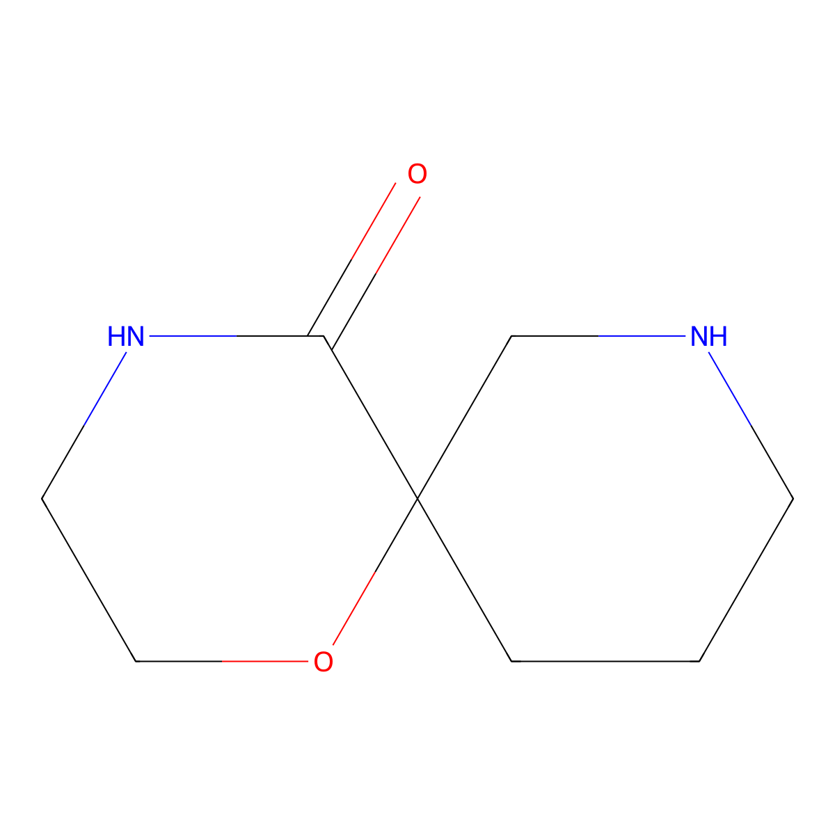 1-Oxa-4,8-diazaspiro[5.5]undecan-5-one molecular structure, CAS 2089648-48-4