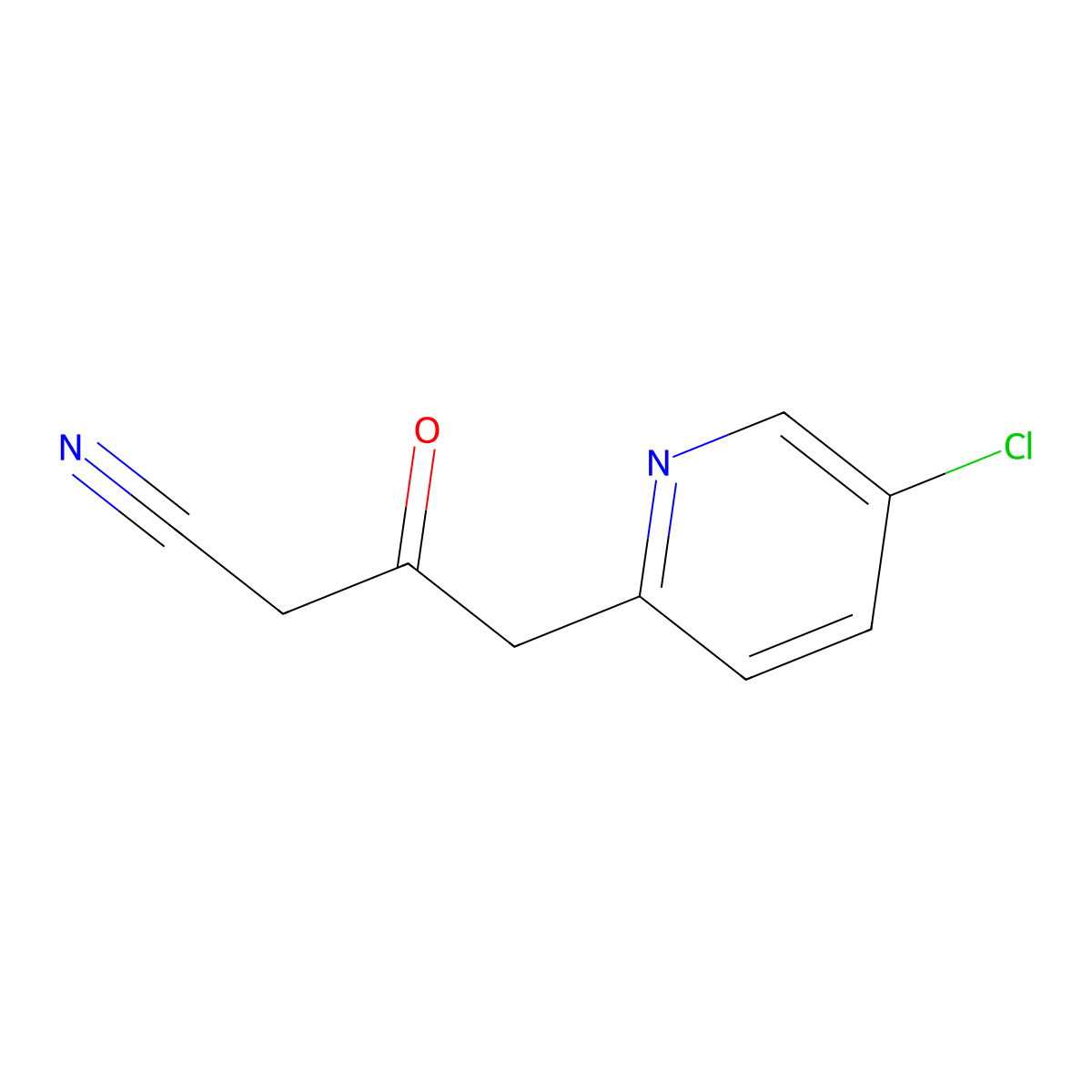 4-(5-Chloropyridin-2-YL)-3-oxobutanenitrile molecular structure, CAS 2089648-95-1
