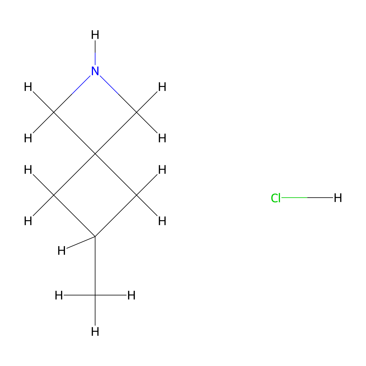 6-Methyl-2-azaspiro[3.3]heptane hydrochloride molecular structure, CAS 2089649-42-1