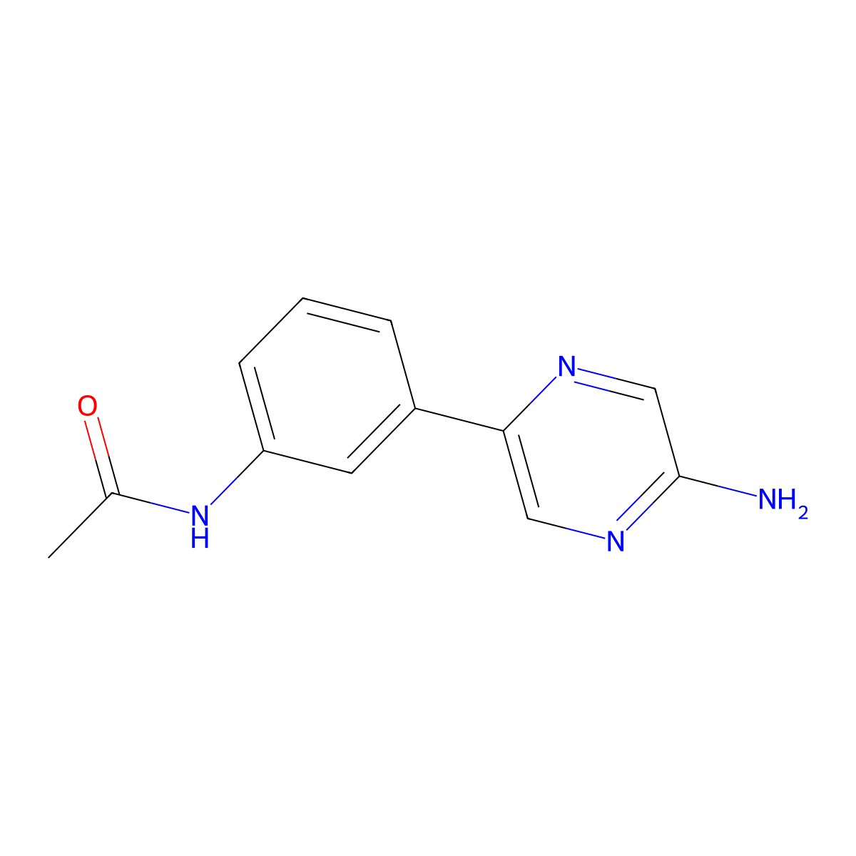 N-(3-(5-Aminopyrazin-2-YL)phenyl)acetamide molecular structure, CAS 2089649-60-3