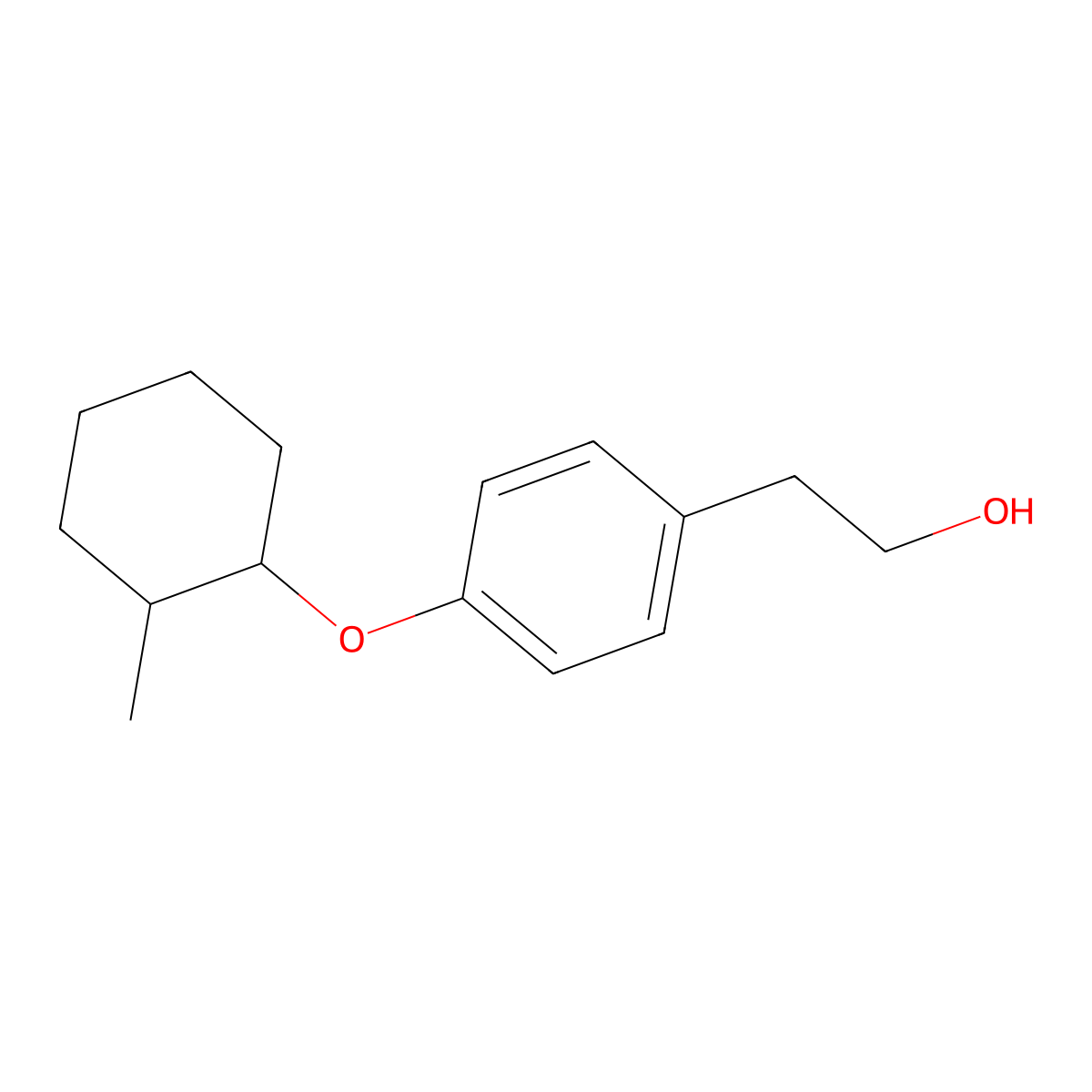 2-(4-(2-Methylcyclohexyloxy)phenyl)ethanol molecular structure, CAS 2089650-02-0