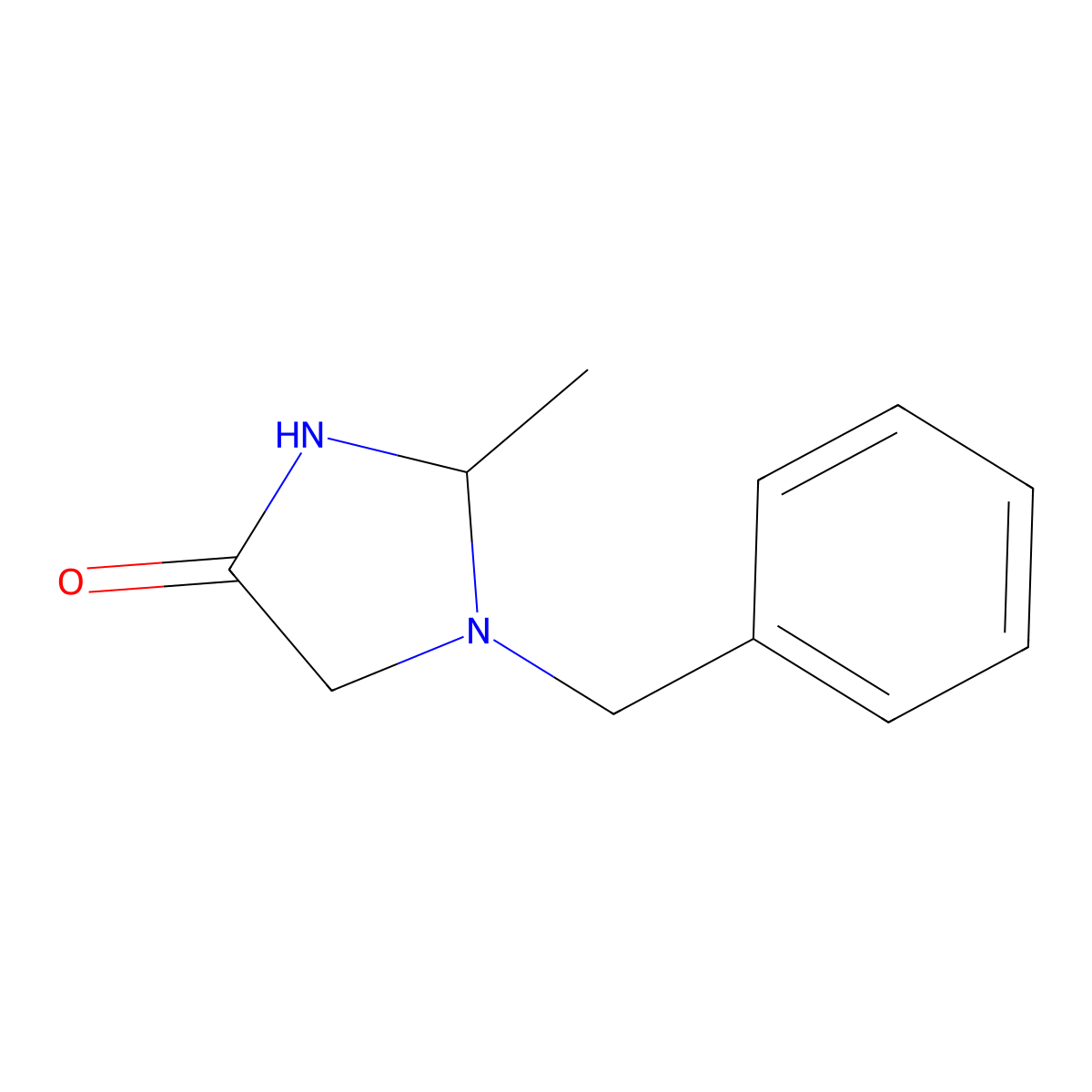 1-Benzyl-2-methylimidazolidin-4-one molecular structure, CAS 2089651-26-1