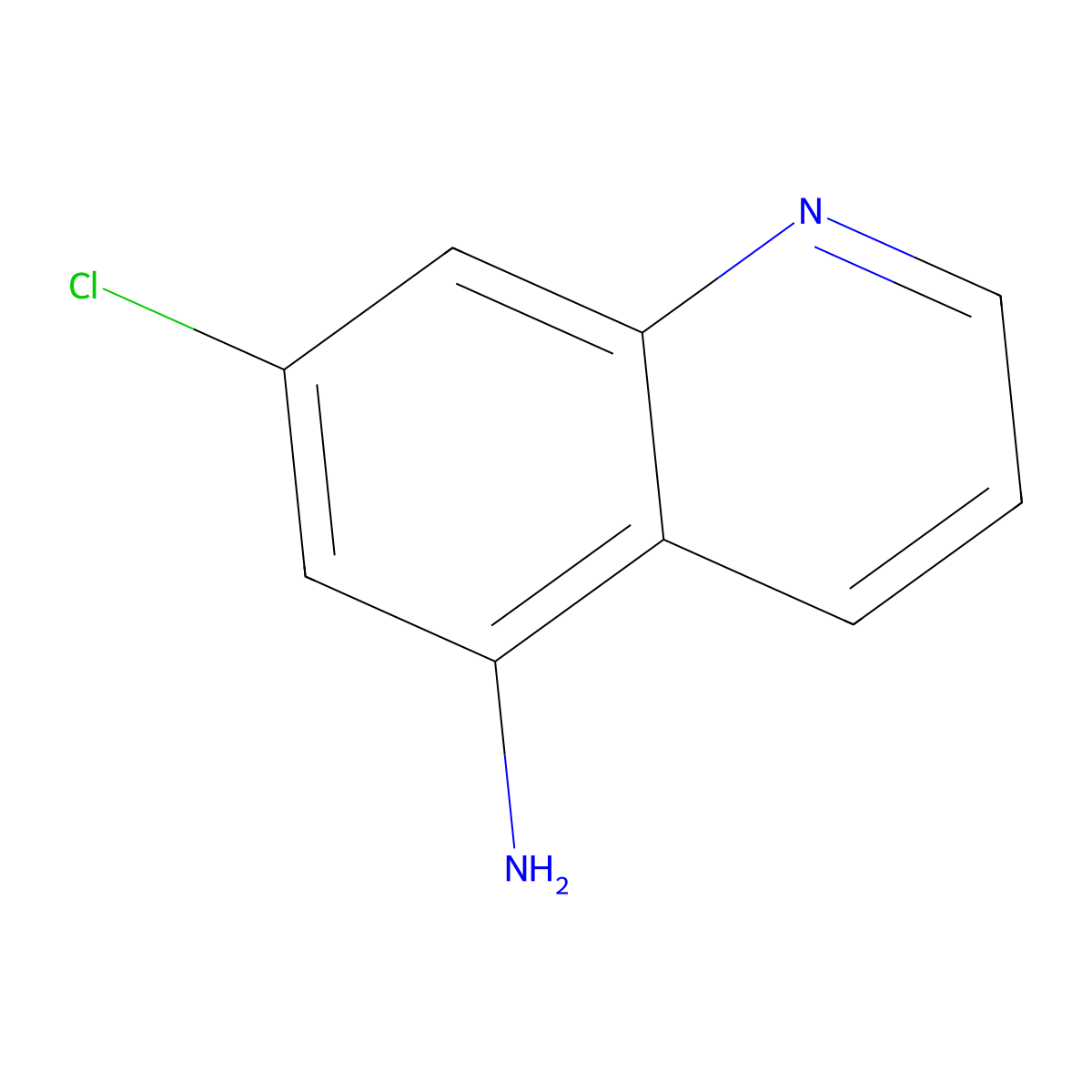 7-Chloroquinolin-5-amine molecular structure, CAS 2089651-39-6