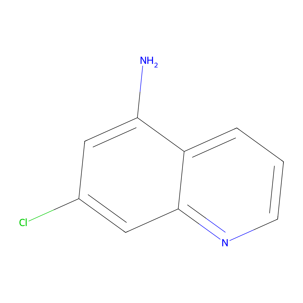 7-Chloroquinolin-5-amine molecular structure, CAS 2089651-39-6