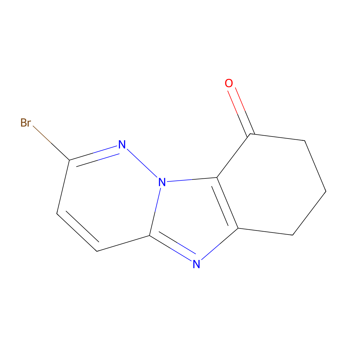 2-Bromo-7,8-dihydrobenzo[4,5]imidazo[1,2-B]pyridazin-9(6H)-one molecular structure, CAS 2089651-48-7