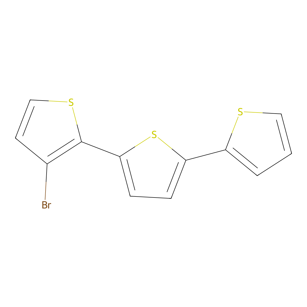 3-Bromo-2,2':5',2''-terthiophene molecular structure, CAS 2089652-03-7