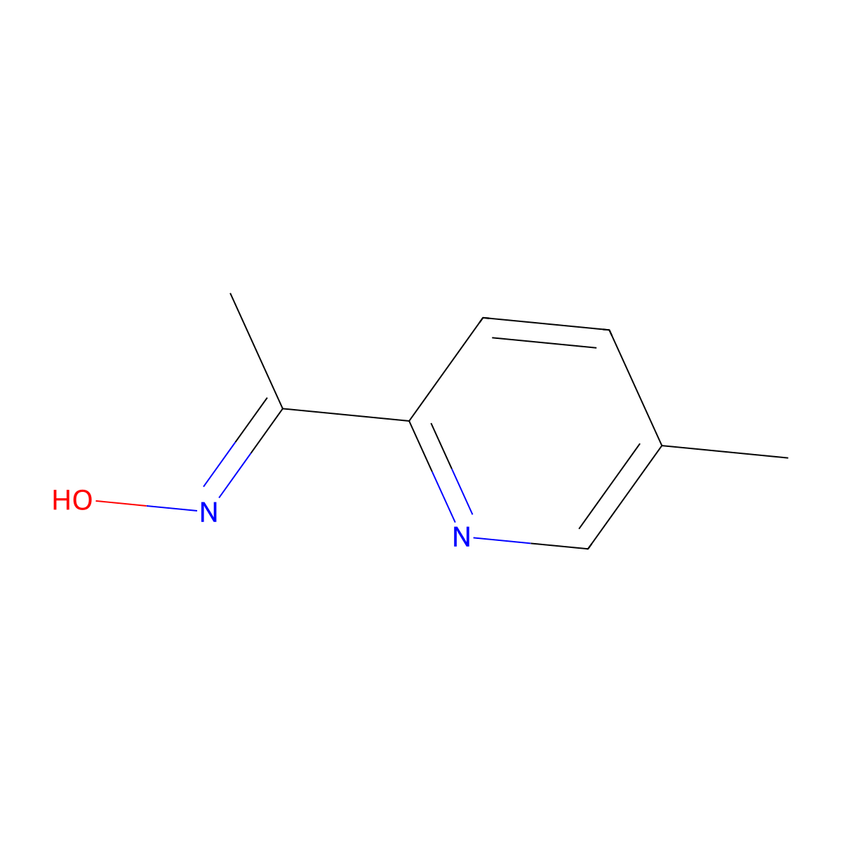 1-(5-Methylpyridin-2-YL)ethanone oxime molecular structure, CAS 2089657-84-9