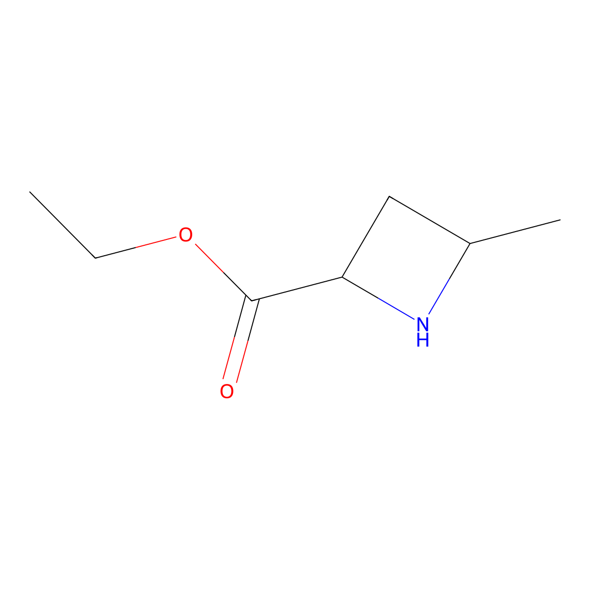 Ethyl 4-methylazetidine-2-carboxylate molecular structure, CAS 2089694-86-8