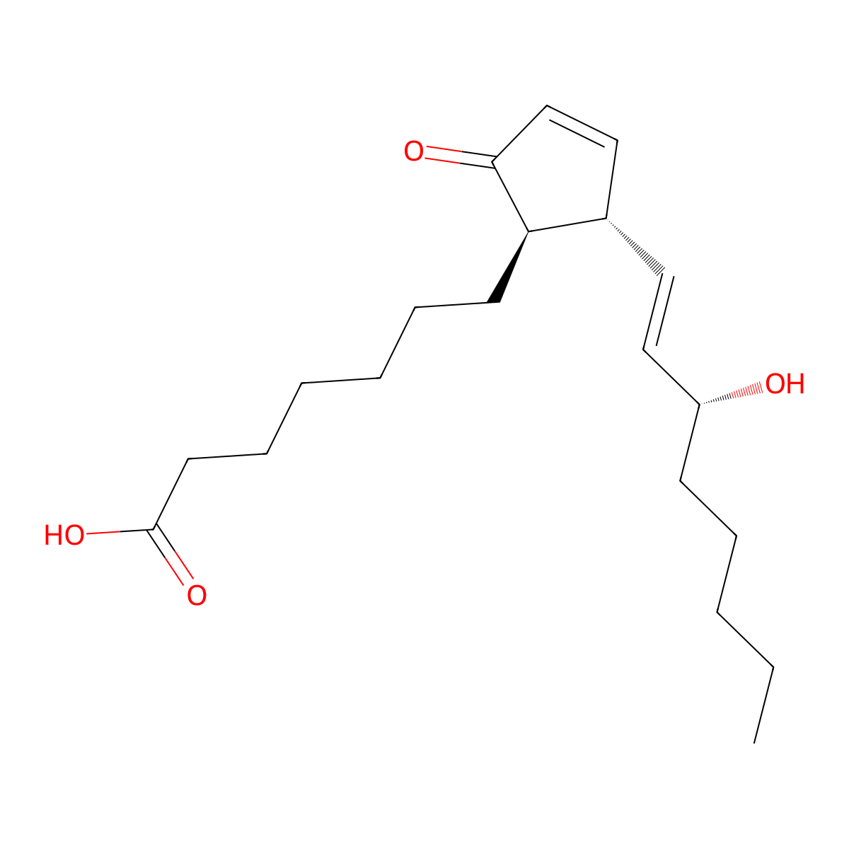 15-epi Prostaglandin A1 molecular structure, CAS 20897-92-1