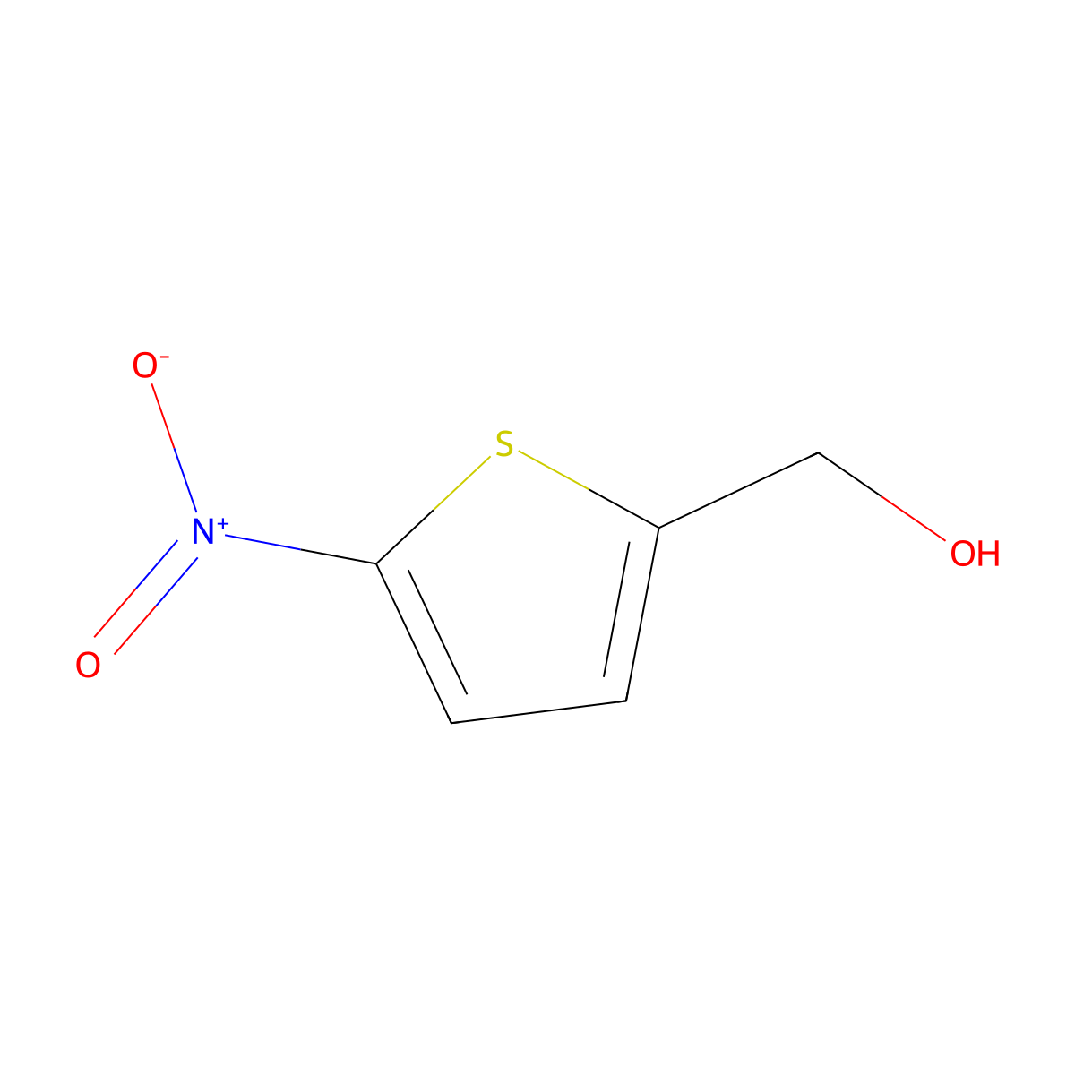 (5-Nitrothiophen-2-yl)methanol molecular structure, CAS 20898-85-5
