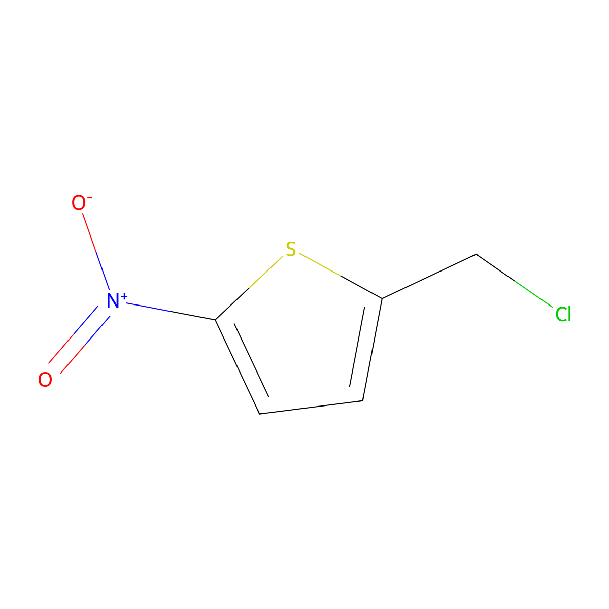 2-(Chloromethyl)-5-nitrothiophene molecular structure, CAS 20898-86-6