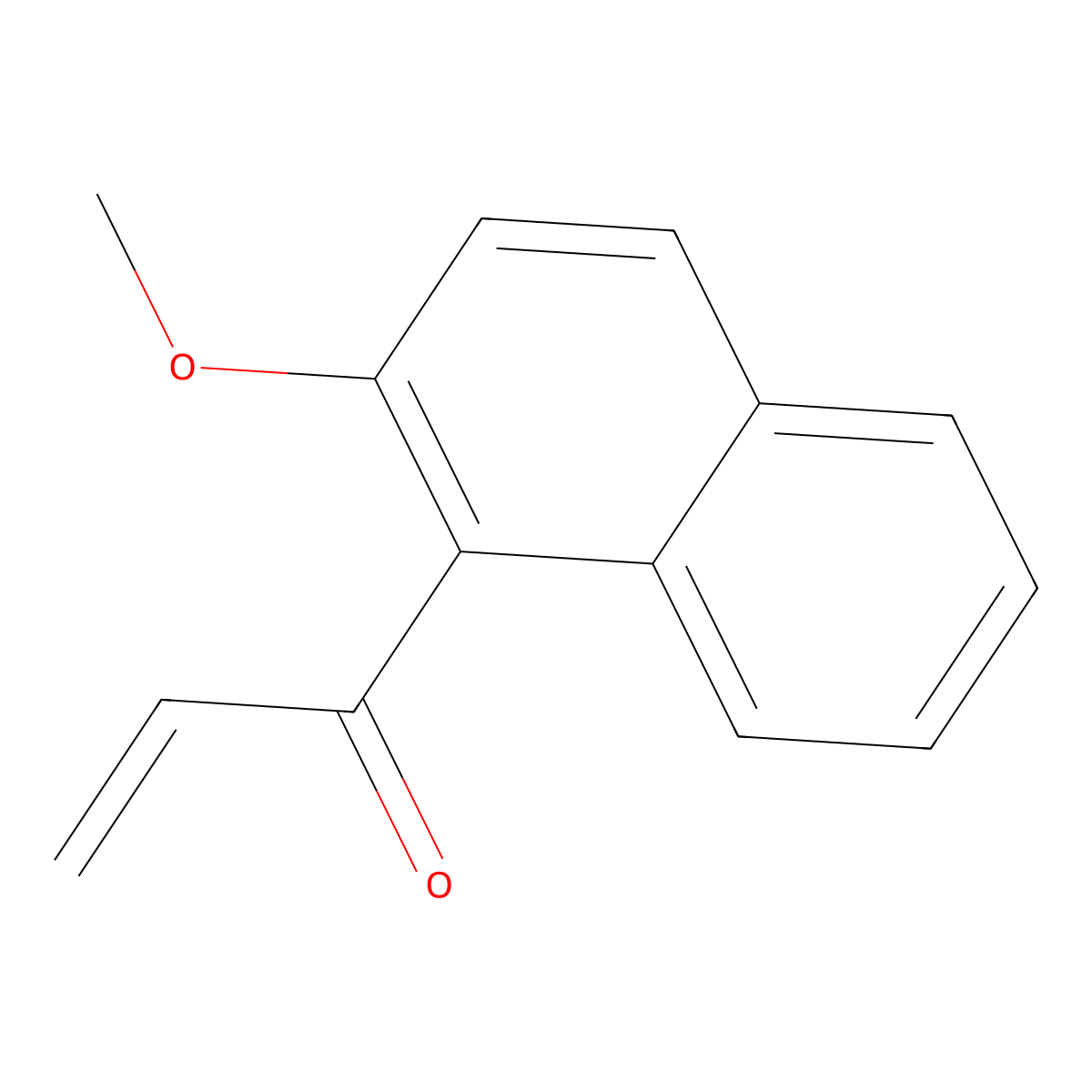 1-(2-Methoxynaphthalen-1-yl)prop-2-en-1-one molecular structure, CAS 2089890-71-9