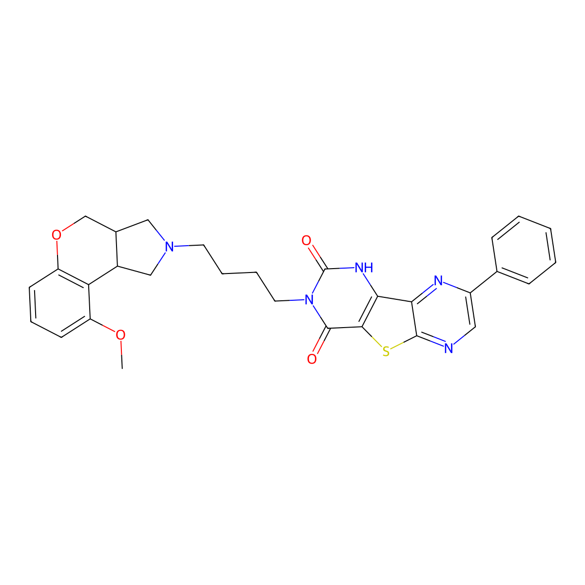 Fiduxosin molecular structure, CAS 208993-54-8