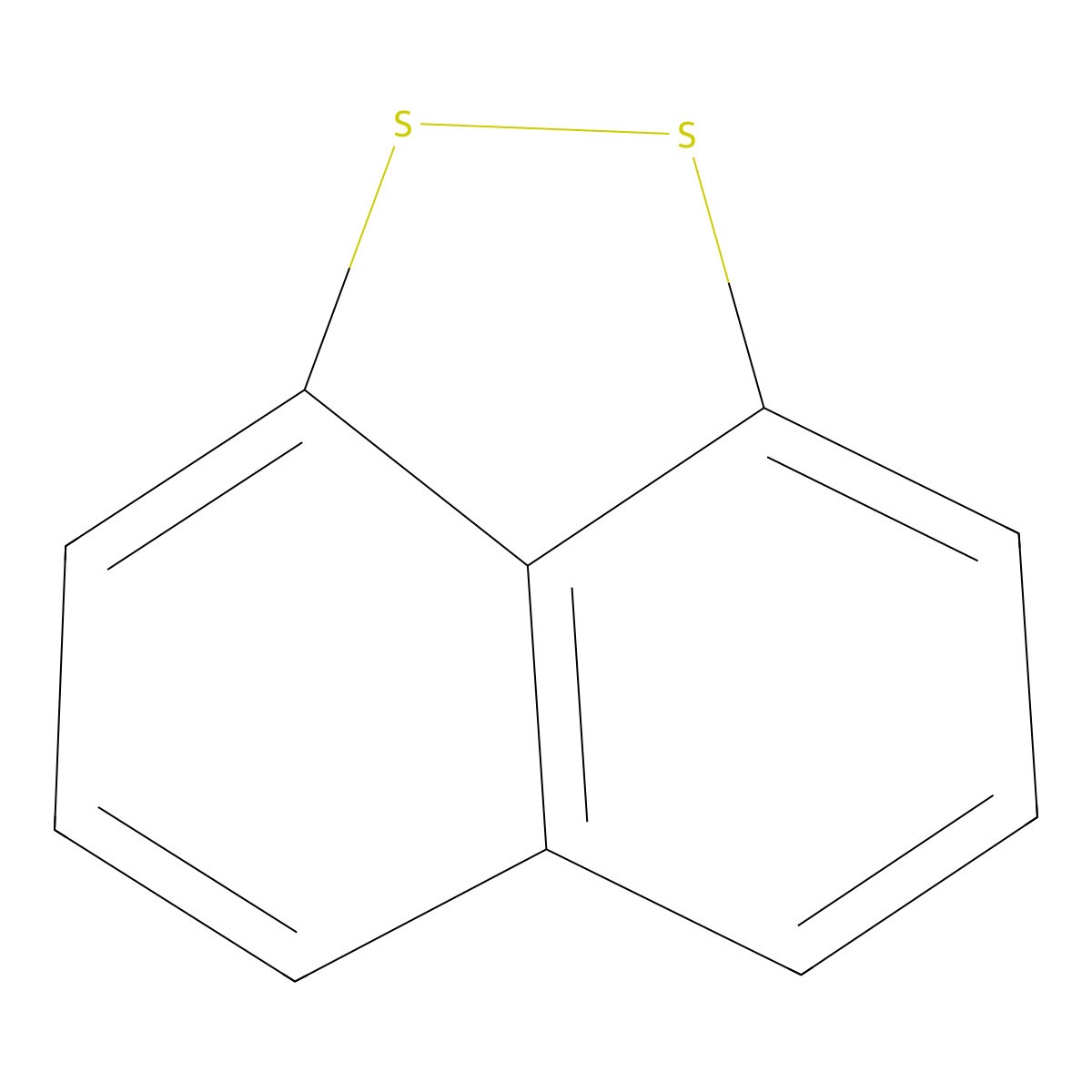 1,2-Dithiaacenaphthene molecular structure, CAS 209-22-3