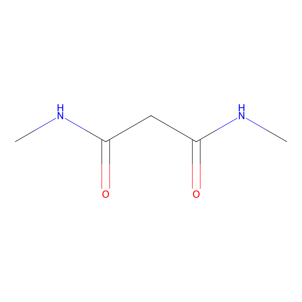 N,N'-Dimethylmalonamide molecular structure, CAS 2090-18-8