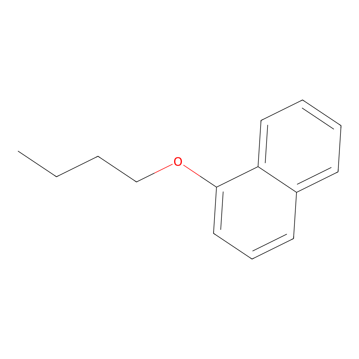 1-Butoxynaphthalene molecular structure, CAS 20900-19-0