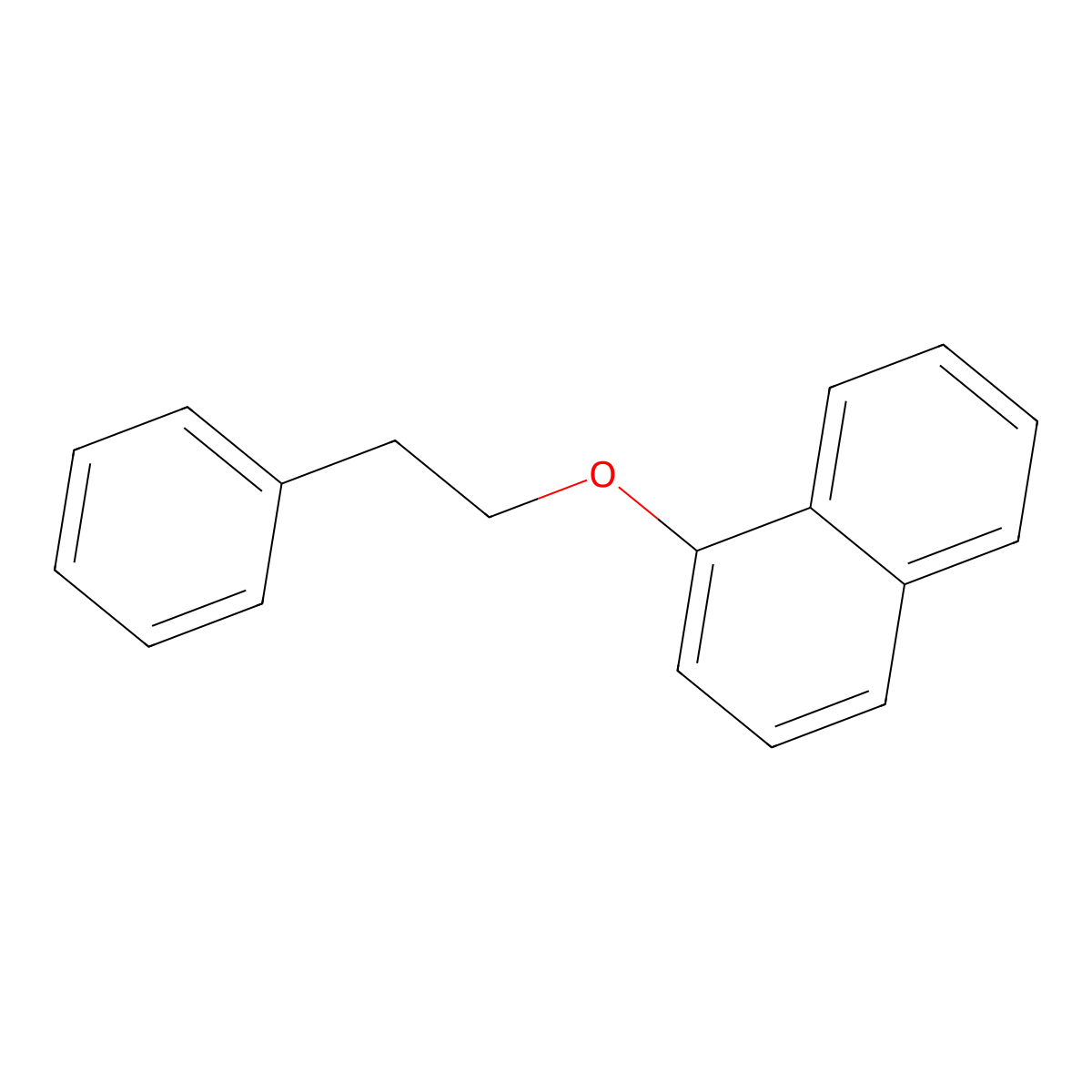 1-(2-Phenylethoxy)naphthalene molecular structure, CAS 20900-20-3