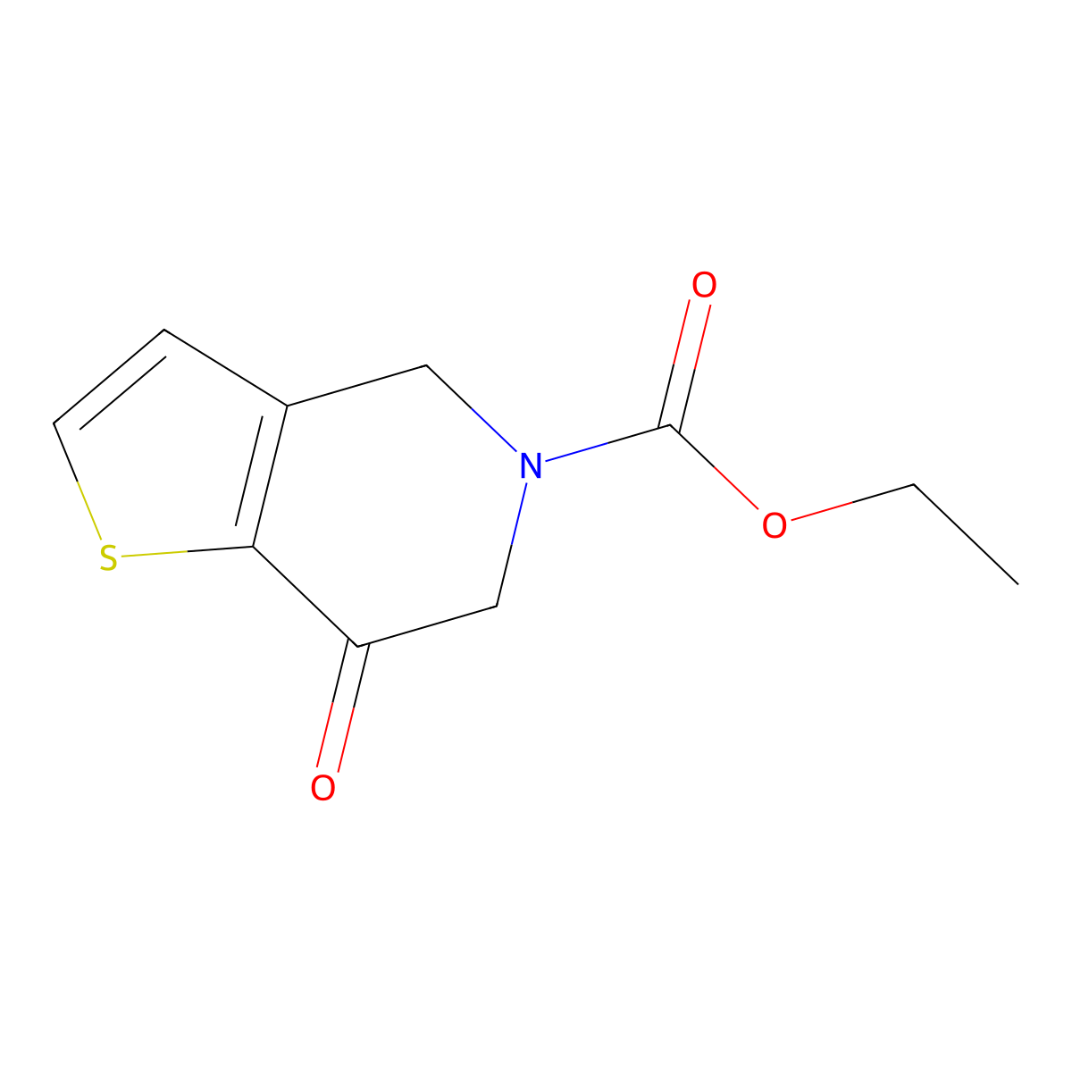 Ethyl 7-Oxo-6,7-Dihydrothieno[3,2-C]Pyridine-5(4H)-Carboxylate molecular structure, CAS 2090010-35-6