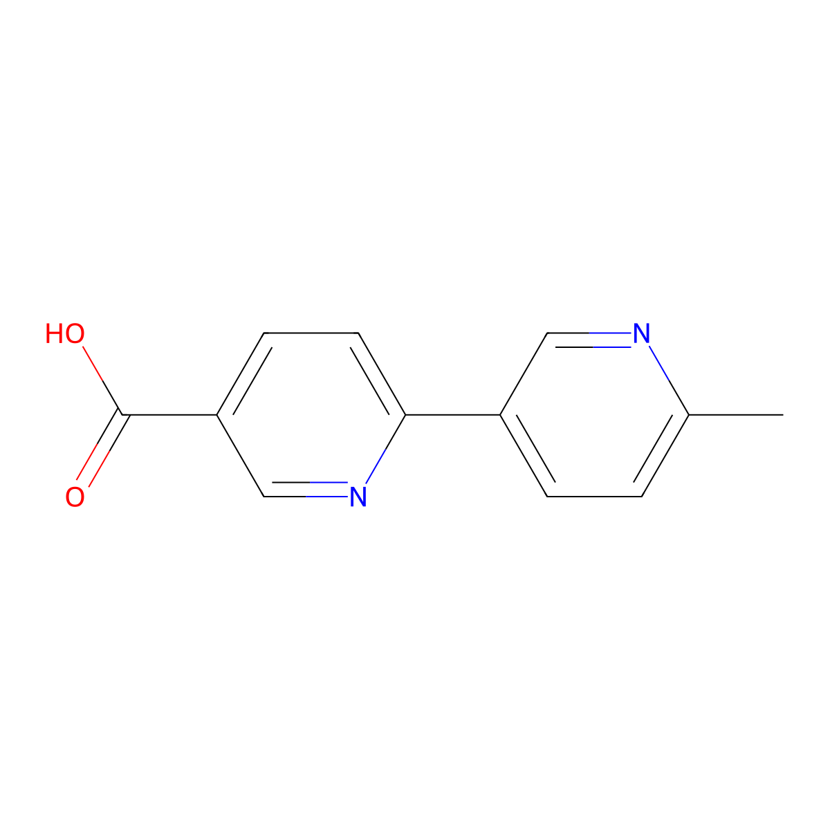 6-(6-Methylpyridin-3-yl)pyridine-3-carboxylic acid molecular structure, CAS 2090167-83-0