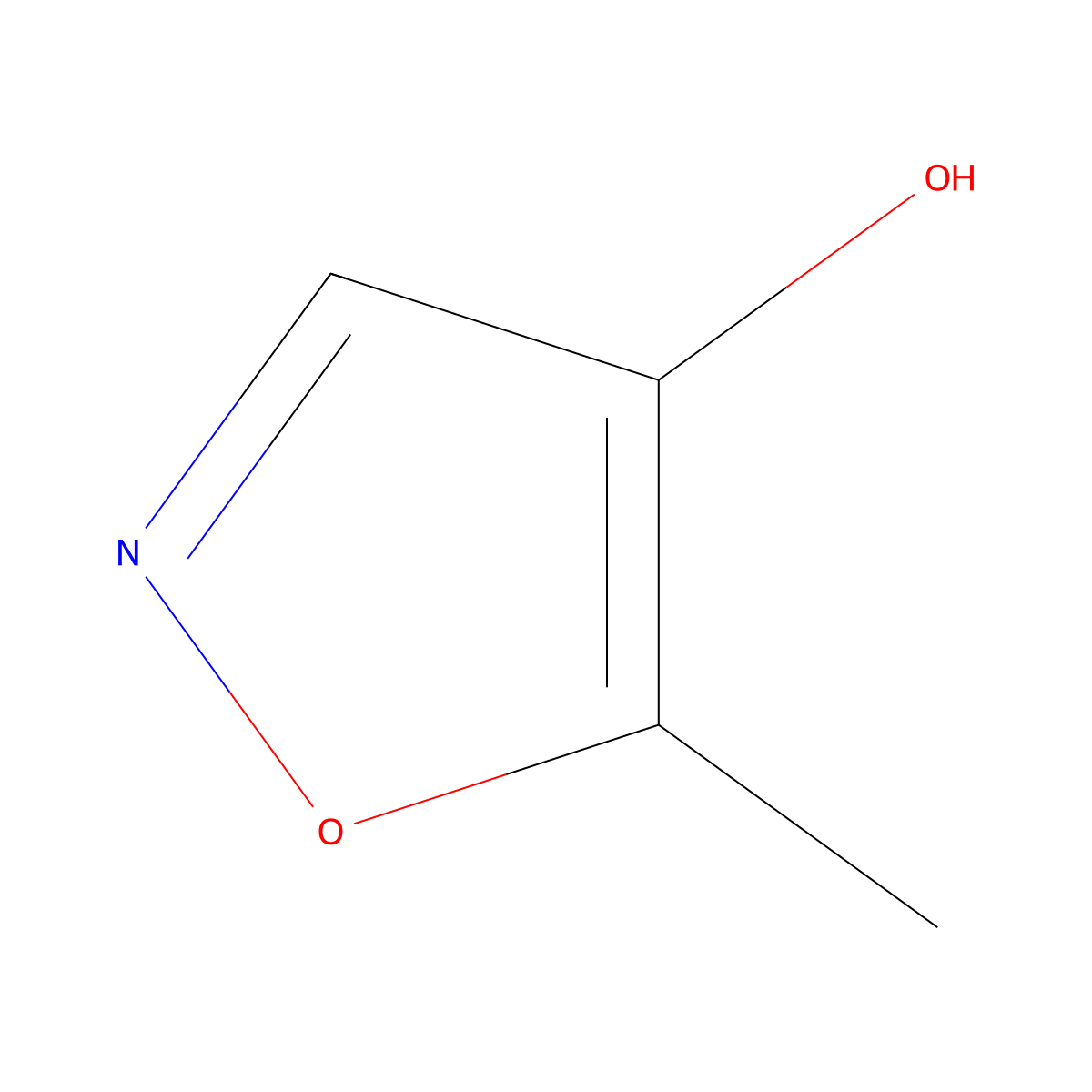 5-Methyl-1,2-oxazol-4-ol molecular structure, CAS 2090184-62-4