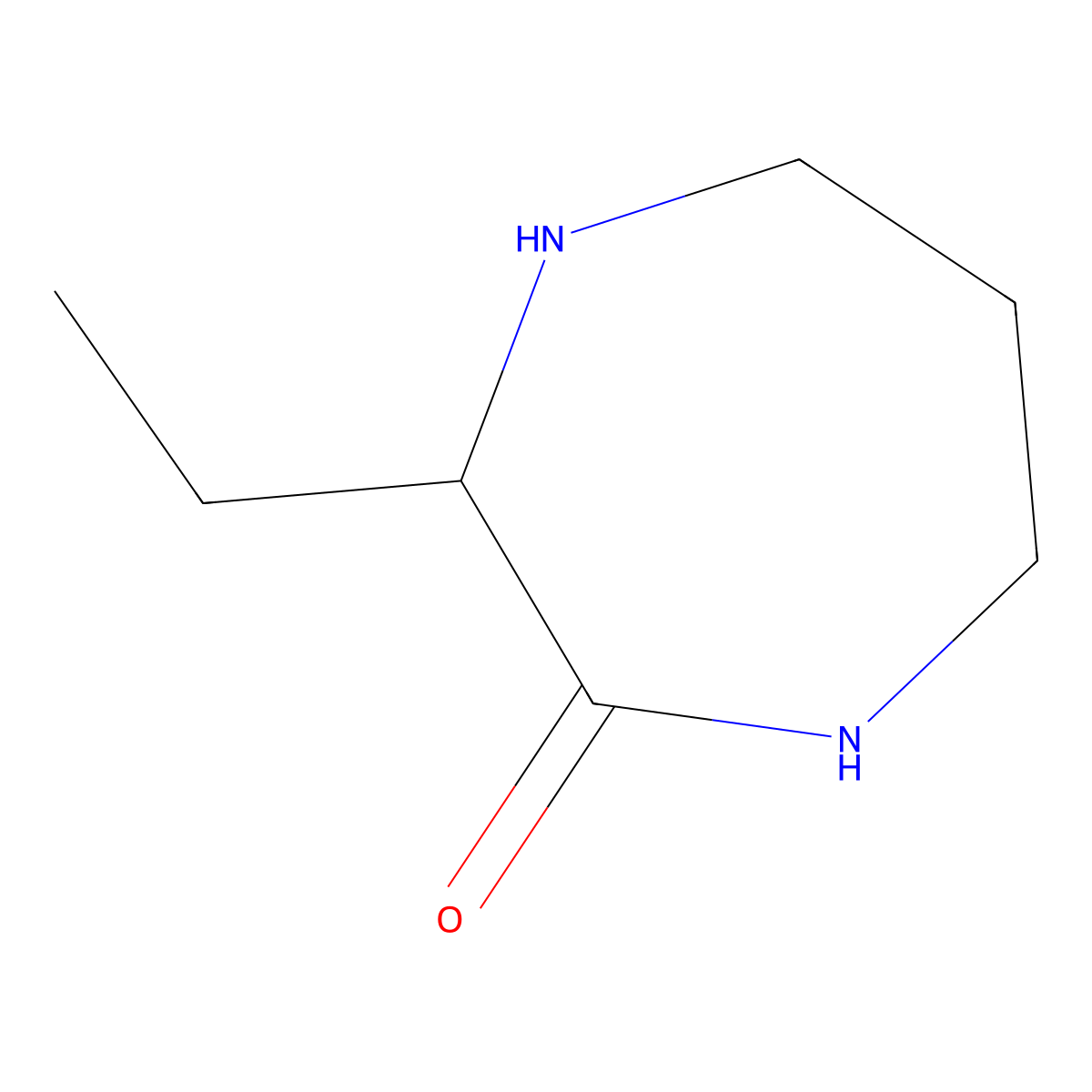 (3S)-3-ethyl-1,4-diazepan-2-one molecular structure, CAS 2090219-08-0