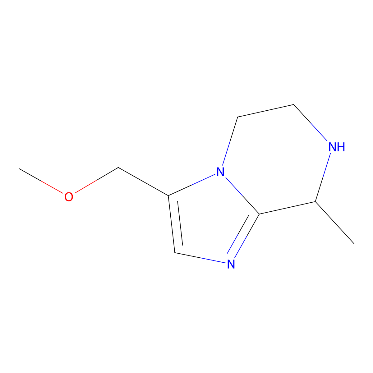 3-(Methoxymethyl)-8-Methyl-5,6,7,8-Tetrahydroimidazo[1,2-A]Pyrazine molecular structure, CAS 2090311-73-0