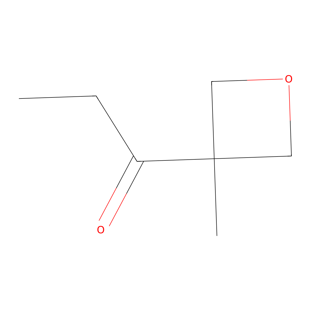 1-(3-Methyloxetan-3-yl)propan-1-one molecular structure, CAS 2090315-88-9