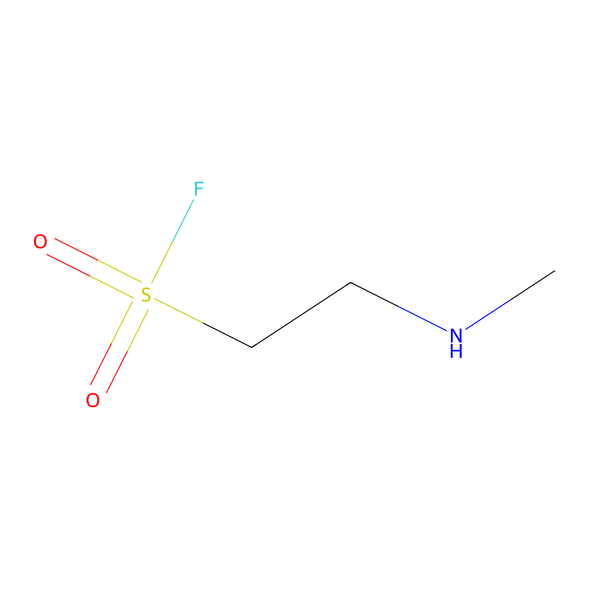 2-(Methylamino)ethane-1-sulfonyl fluoride molecular structure, CAS 2090351-55-4