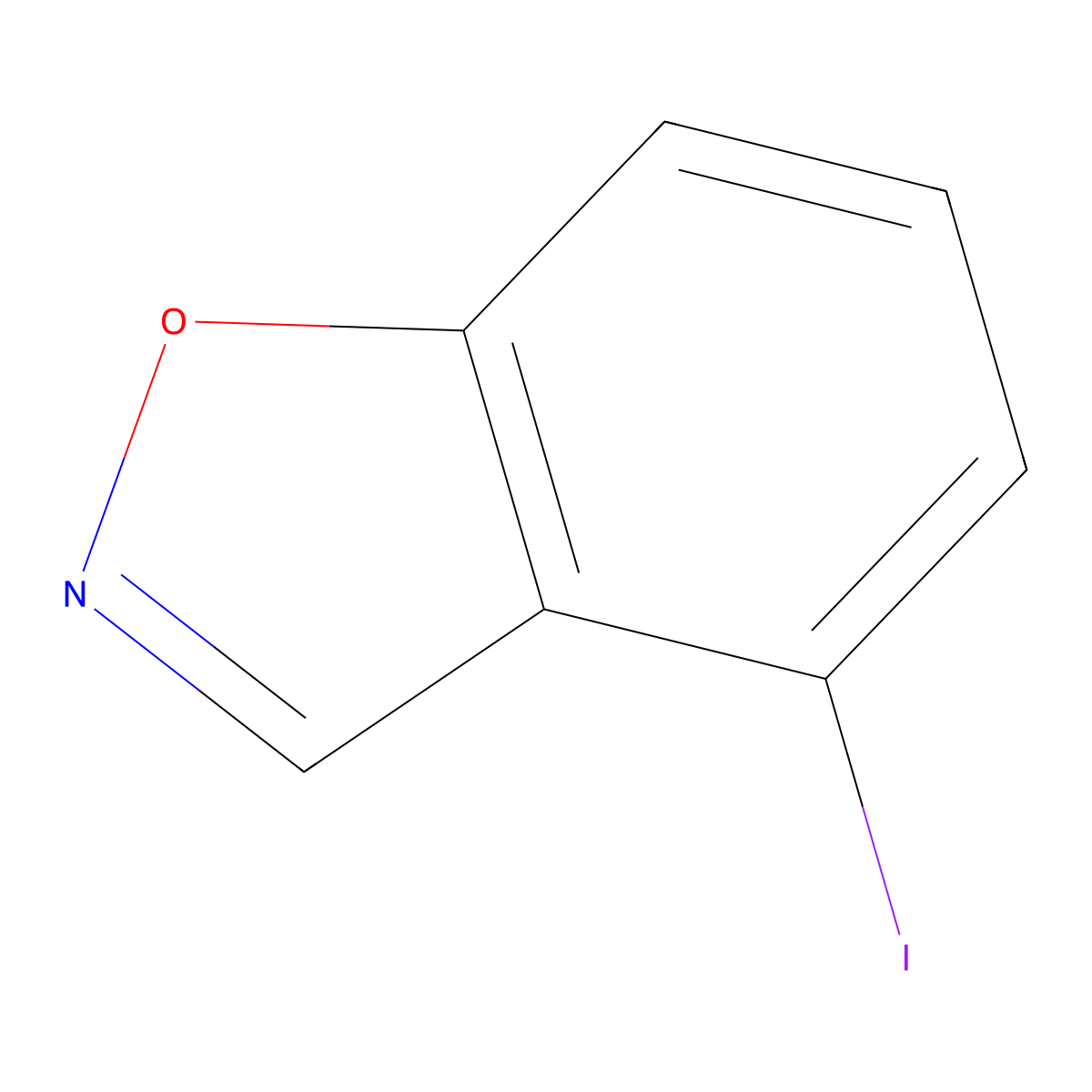 4-Iodobenzo[d]isoxazole molecular structure, CAS 2090431-93-7