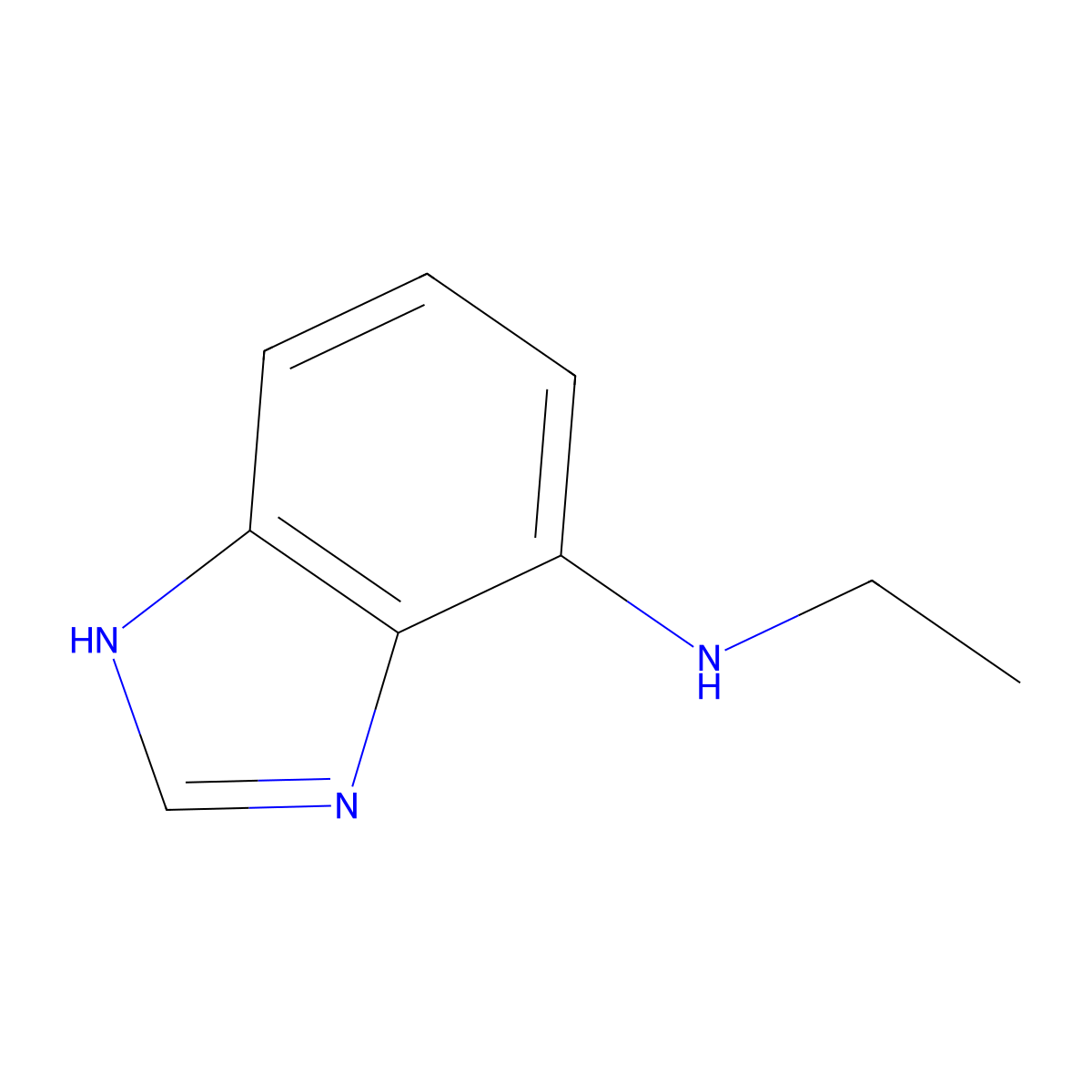 N-Ethyl-1H-1,3-benzodiazol-4-amine molecular structure, CAS 2090465-59-9