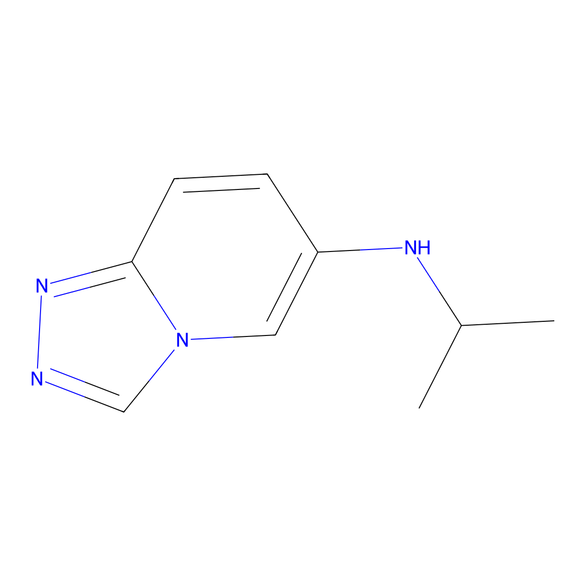 N-(Propan-2-yl)-[1,2,4]triazolo[4,3-a]pyridin-6-amine molecular structure, CAS 2090478-66-1