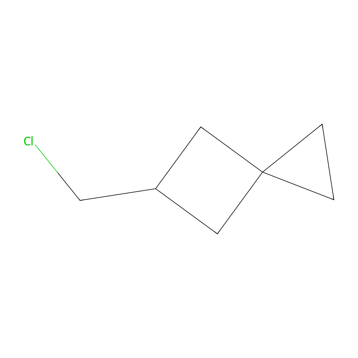 5-(Chloromethyl)spiro[2.3]hexane molecular structure, CAS 2090480-37-6