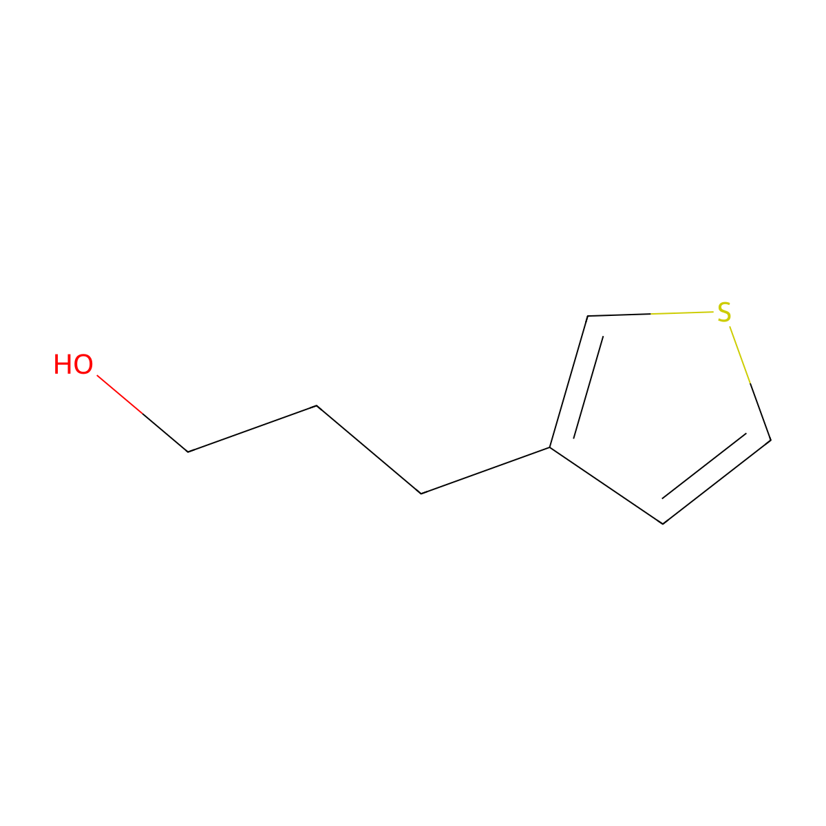 3-(3-Thienyl)-1-propanol molecular structure, CAS 20905-98-0