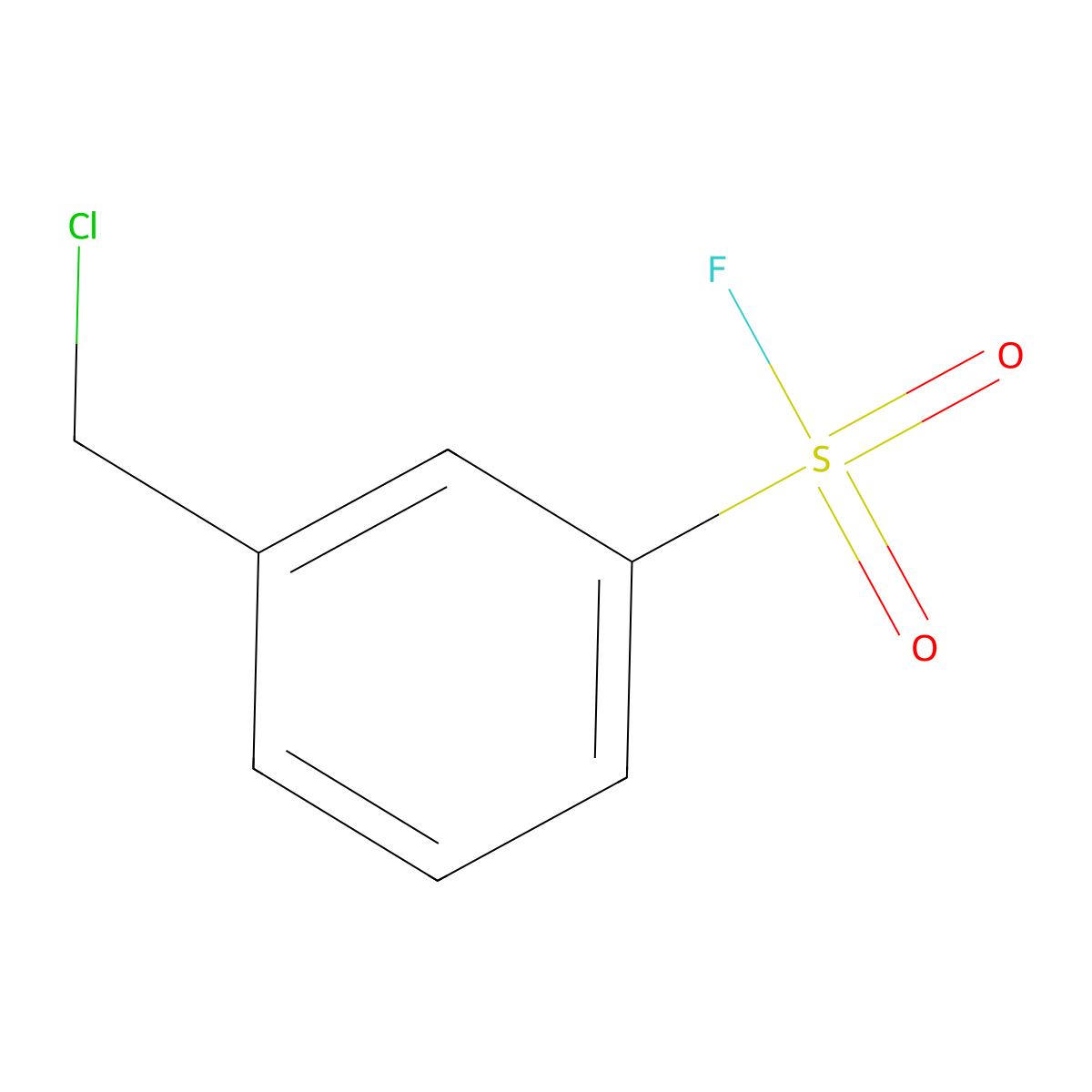 3-(Chloromethyl)benzene-1-sulfonyl fluoride molecular structure, CAS 2090571-85-8