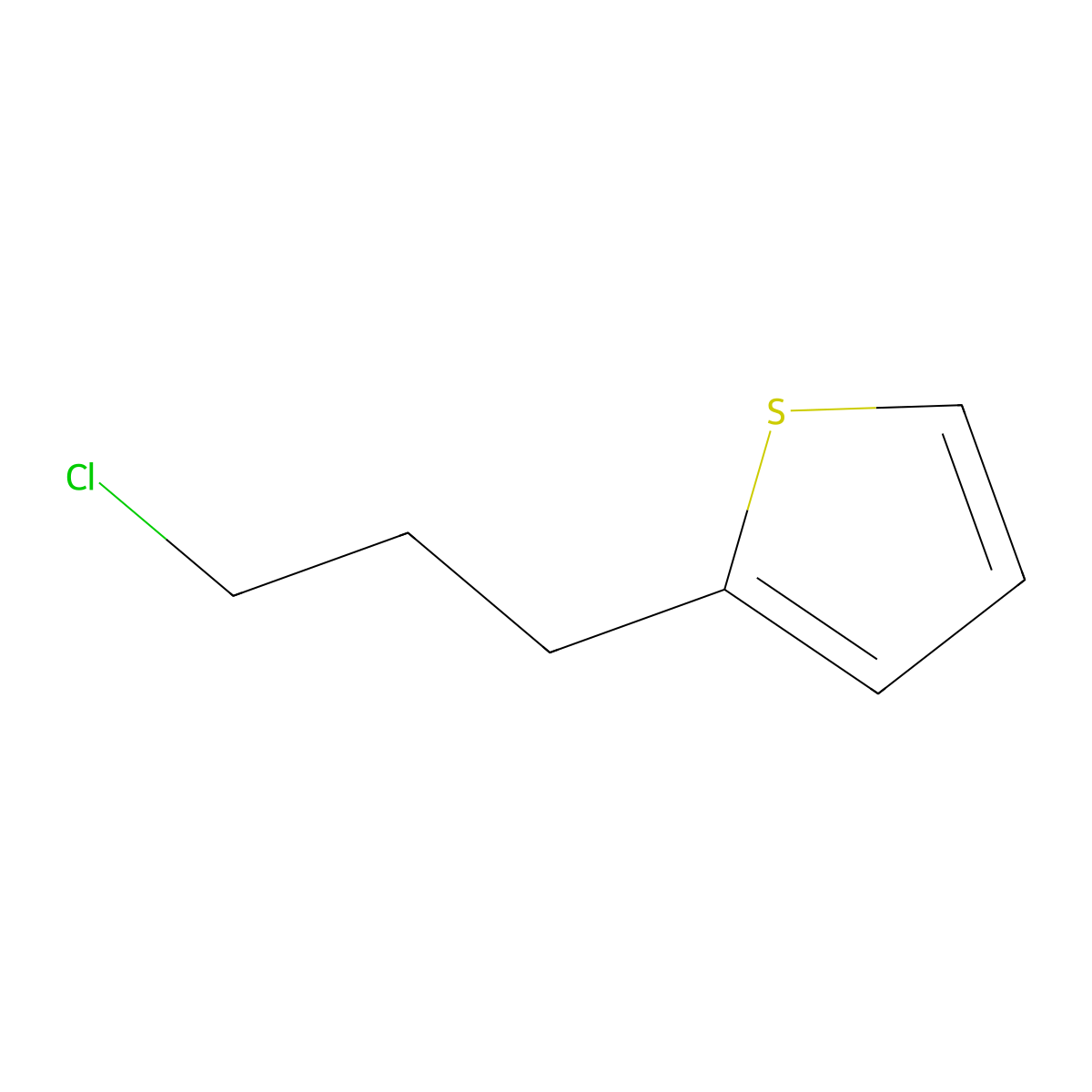 2-(3-Chloropropyl)thiophene molecular structure, CAS 20906-17-6