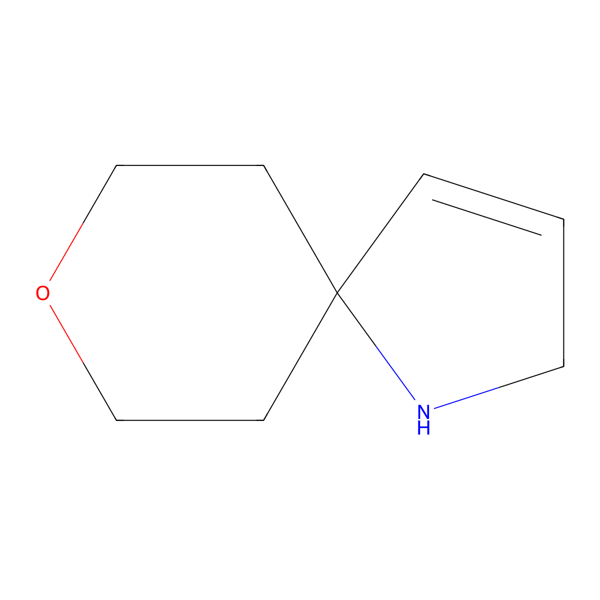 8-Oxa-1-azaspiro[4.5]dec-3-ene molecular structure, CAS 2090704-33-7