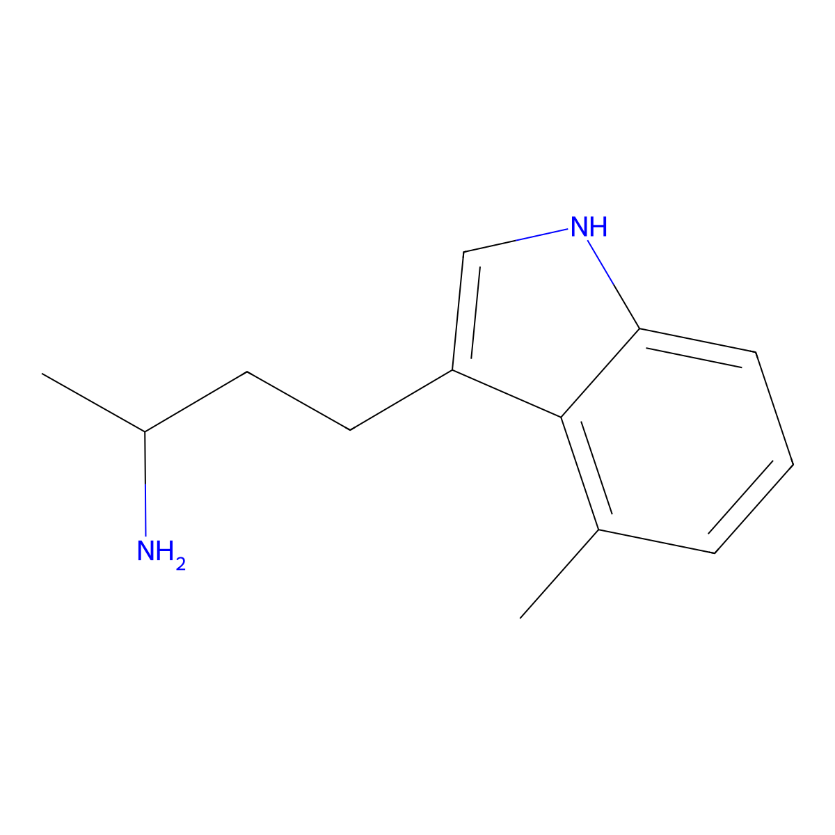 (2S)-4-(4-Methyl-1H-indol-3-yl)butan-2-amine molecular structure, CAS 2090723-97-8