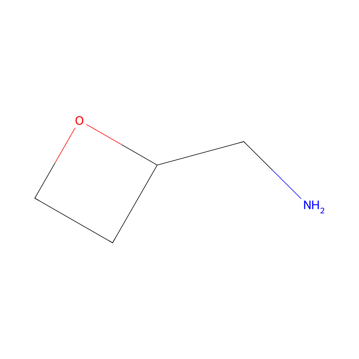 1-((2R)-oxetan-2-yl)methanamine molecular structure, CAS 2090728-35-9