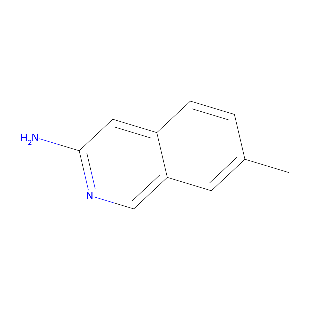 7-Methylisoquinolin-3-amine molecular structure, CAS 2090755-95-4